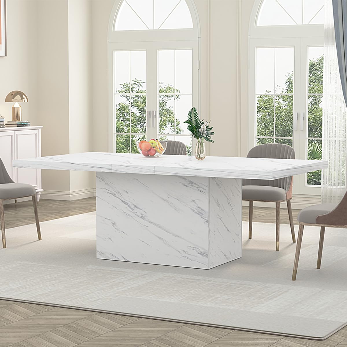 HSH Modern Black Dining Table1