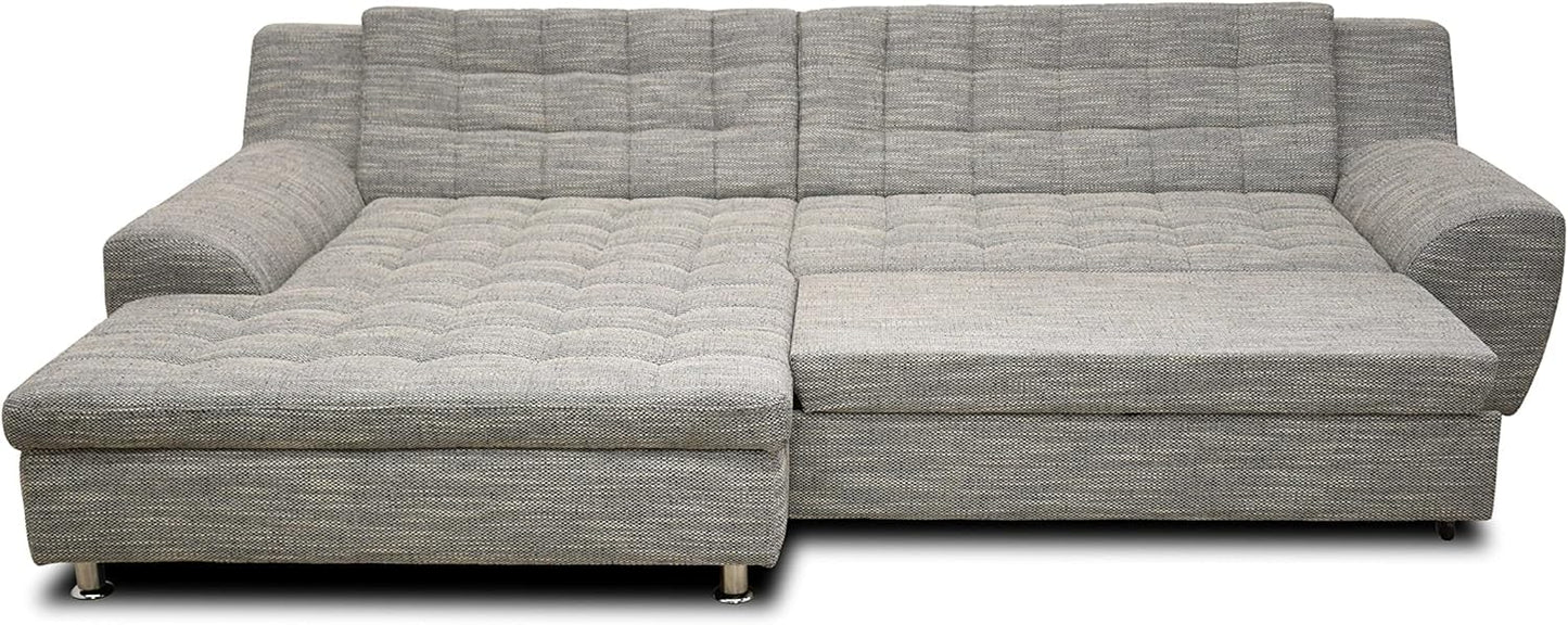 Domo Collection Morton Corner Sofa L-Shaped with Sleep Function