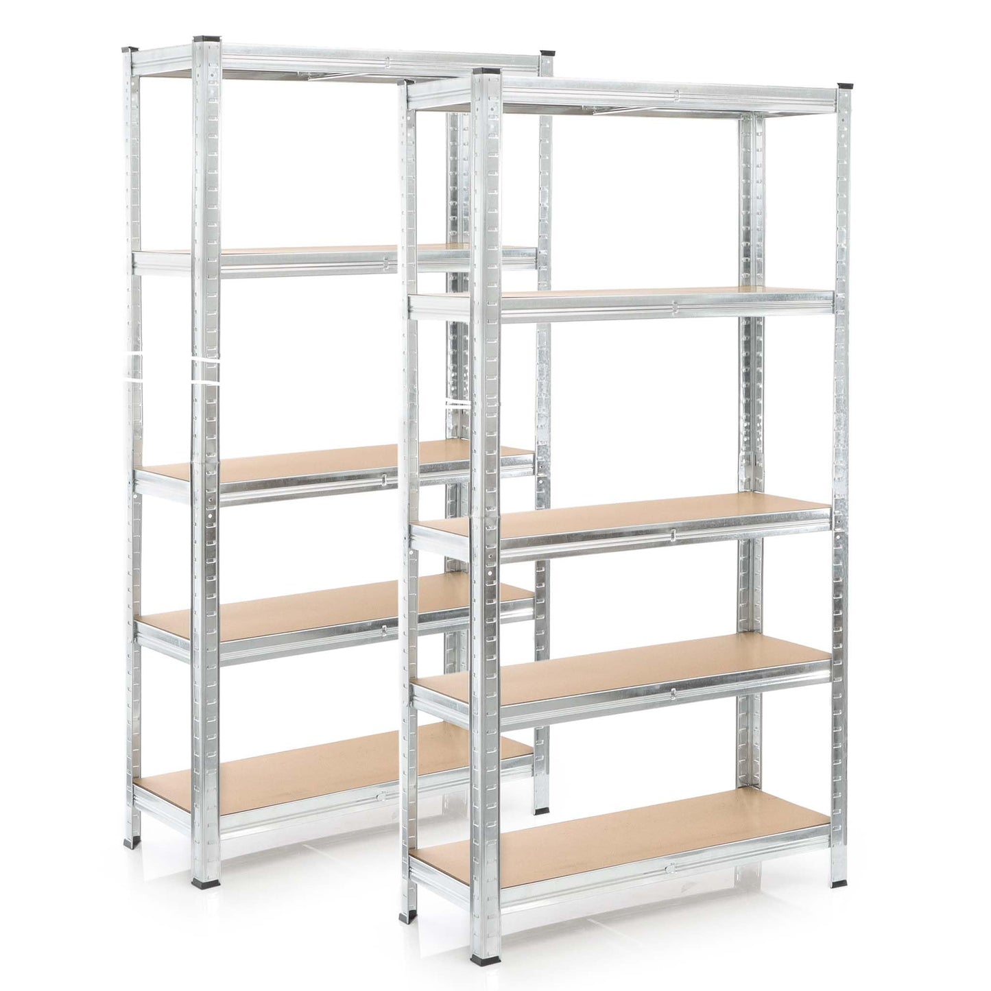 Wiltec Heavy Duty Shelving Unit 160 x 60 x 180 cm, 175 kg Shelf, Galvanised Steel, Load Shelving Unit with 4 Shelves, Workshop Shelving