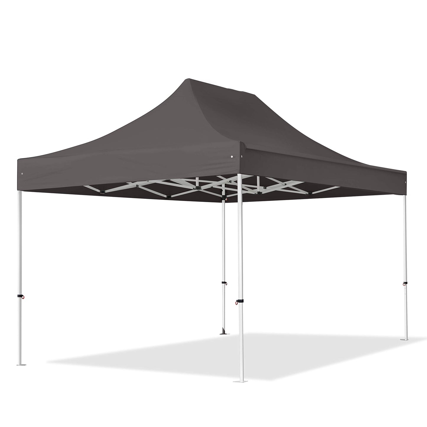 TOOLPORT 3 x 6 m Folding Gazebo Party Tent Gazebo Steel 30 mm 4 Side Panels Panoramic Window Cream