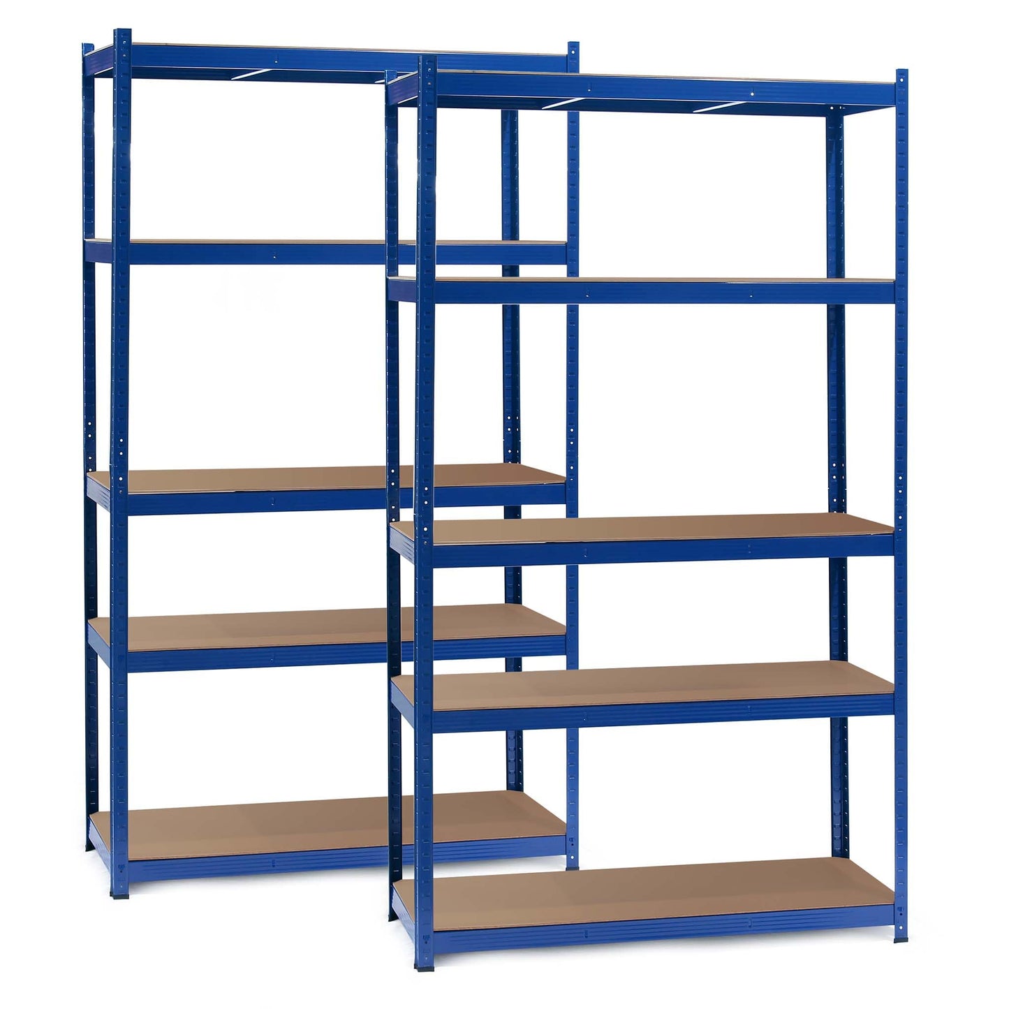 Wiltec Heavy Duty Shelving Unit 160 x 60 x 180 cm, 175 kg Shelf, Galvanised Steel, Load Shelving Unit with 4 Shelves, Workshop Shelving