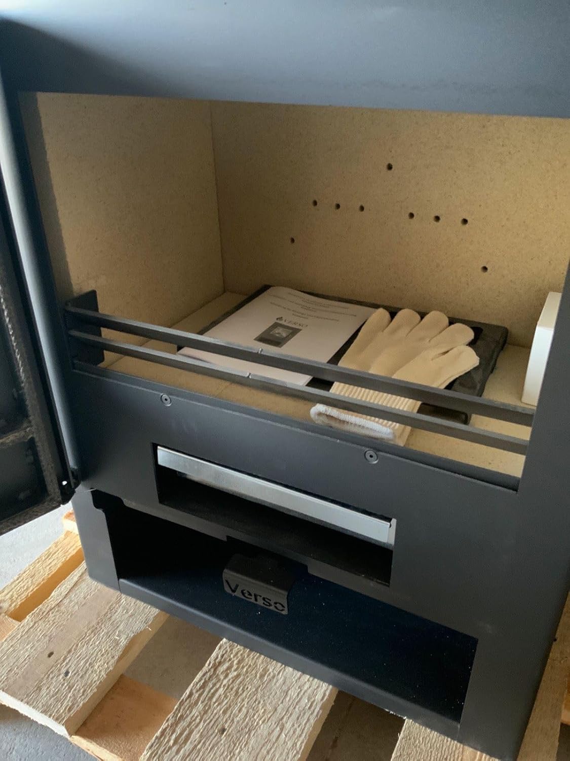 EEK A+ Fireplace with Baking Compartment Verso F - 9kW