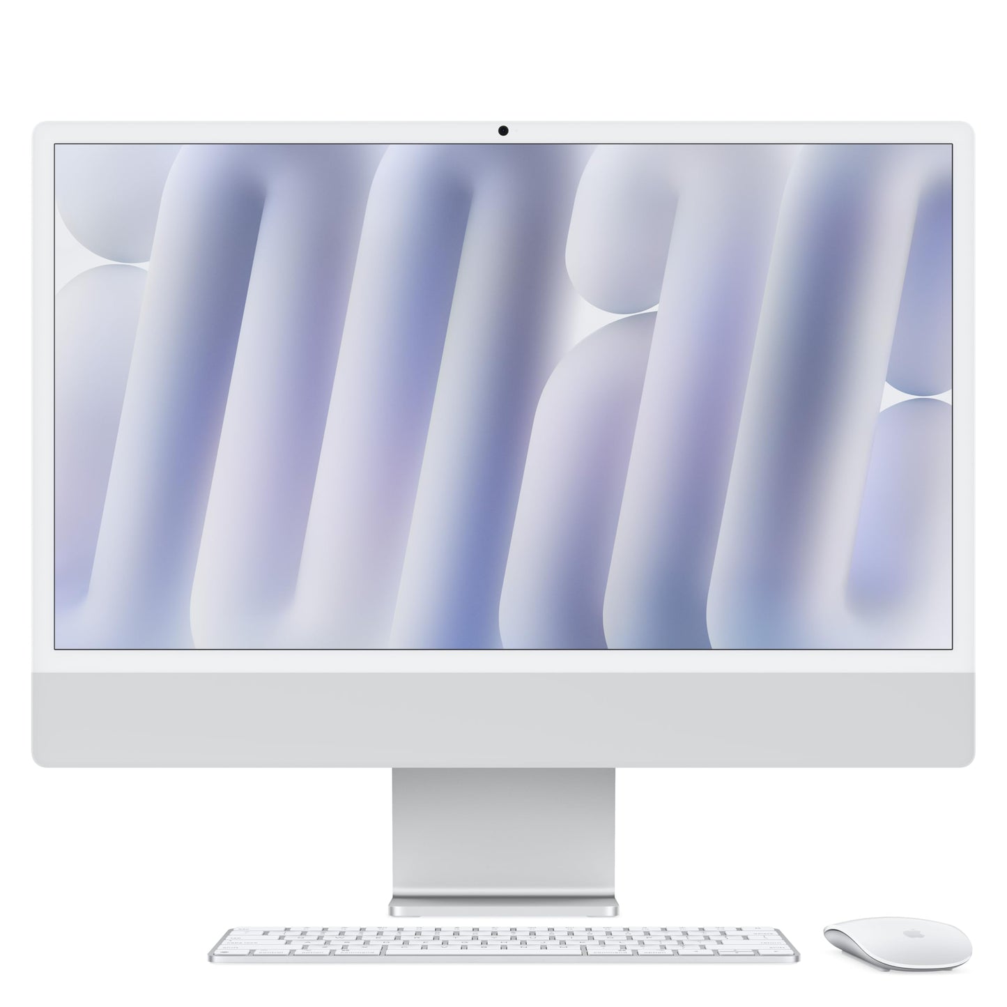 Apple iMac All-in-One Desktop Computer with M4 Chip with 8 Core CPU and 8 Core GPU: 24" Retina Display, 16GB Shared Memory, 256GB SSD Memory, Matching Accessories; Blue