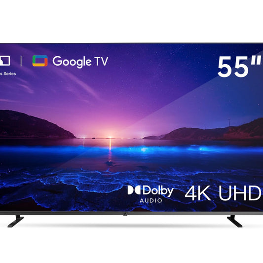 FPD 43 Inch Smart TV 4K UHD LED Flat Screen with Google TV - Google Cast, Bluetooth, HDMI, Live Stream, HDR 10, Dolby Vision, Ultra Thin - Canvas Series, CG43-C1, 2025