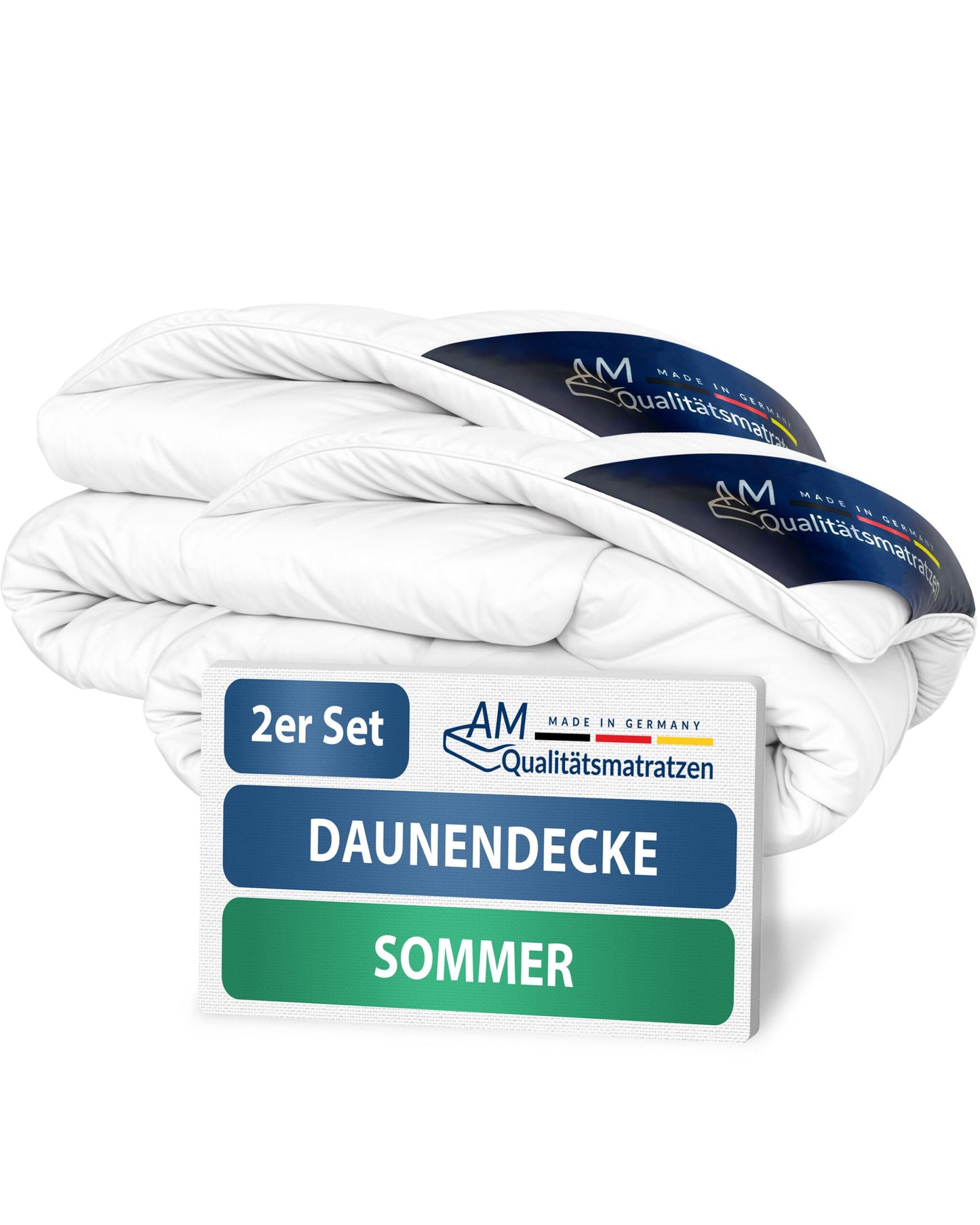 100% down - high-quality down duvet 135 x 200 cm for the transitional period - warm transition duvet 135 x 200 - for spring and autumn - cotton inlay