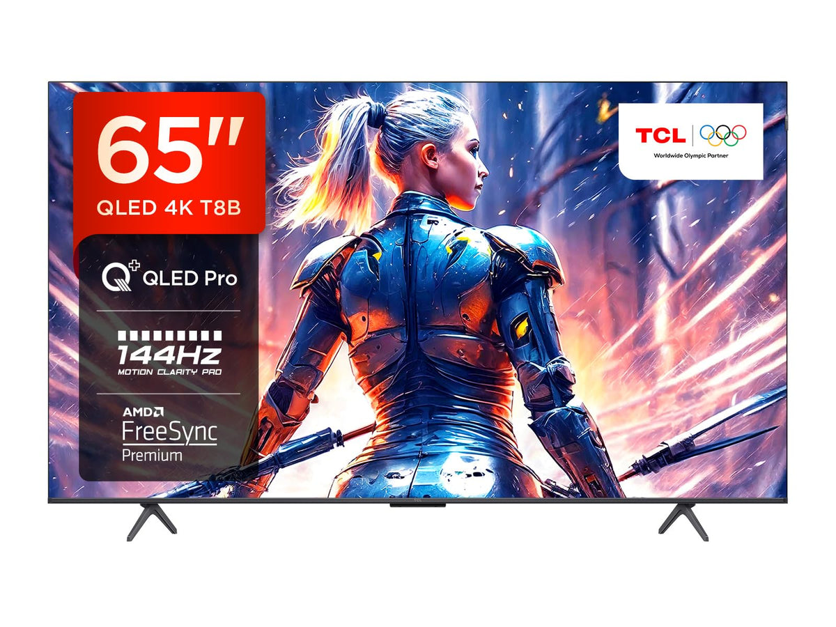 TCL 43T69C 43 Zoll QLED, Direct LED TV, 4K HDR TV, Smart Google TV (Dolby Vision & Atmos, Game Master, Motion Clarity, Kompatibel mit Google Assistant & Alexa)