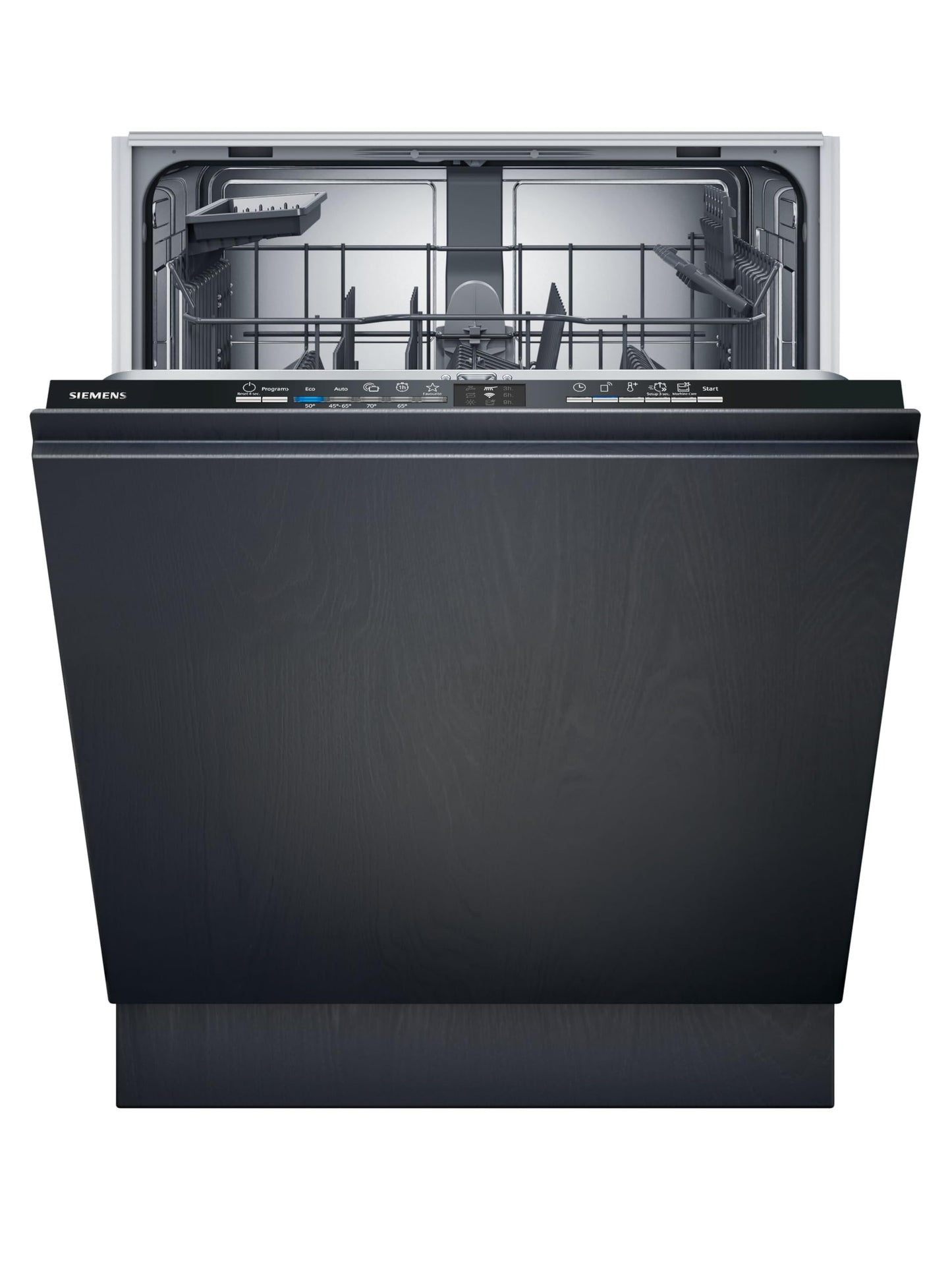 Siemens SN63EX06VE, iQ300 Smart Dishwasher, Fully Integrated Dishwasher, 60 cm, Cutlery Drawer, Extra Quiet, VarioSpeed, Automatic Door Opening, Triple rackMatic, infoLight, intesiveZone