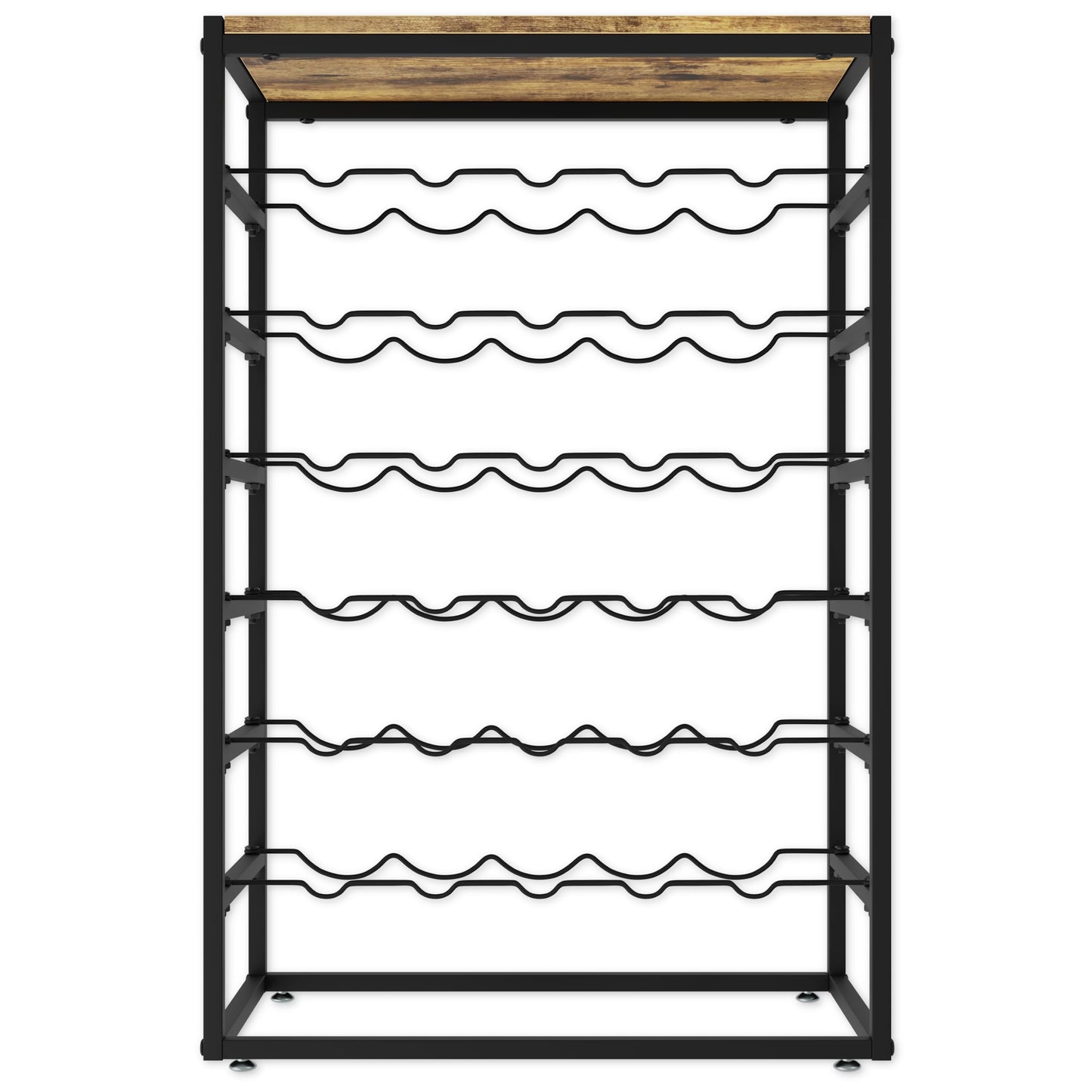 Lenmar, Metal Wine Rack for Bottles, 7-30 Bottles, Wine, Bottle Rack, Cellar Rack, Shelves, Bottle Holder, Robust Wine Storage (LOFT 2-30)