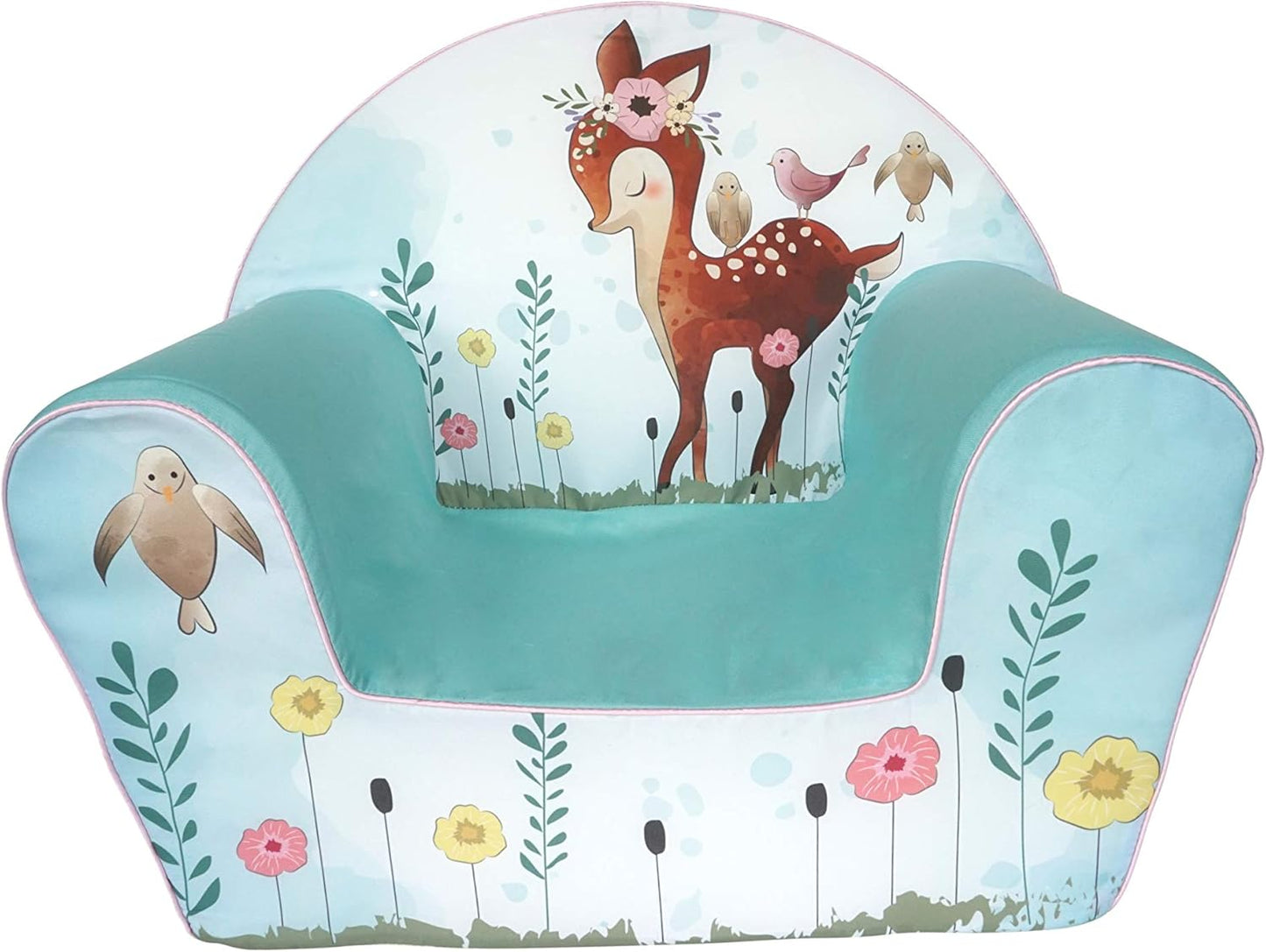 knorr toys Knorrtoys.com 68352 Children's Chair Fawn Turquoise