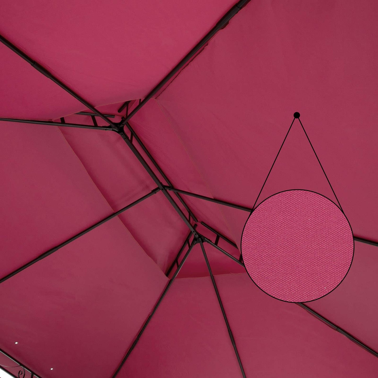 Casaria® Pavillon Topas 3x4m Metall Wasserabweisend UV-Schutz 50+ mit Seitenteile Stabil Gartenpavillon Luxus Modern Taupe