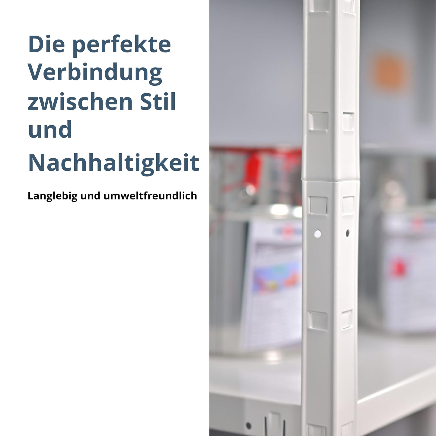 Schulte set of 2 shelving rack galvanised metal 180x160x40 cm storage/display shelf, system with 8 metal shelves, load capacity 520 kg, easy installation, slot system, no screws, silver, 4056397004455