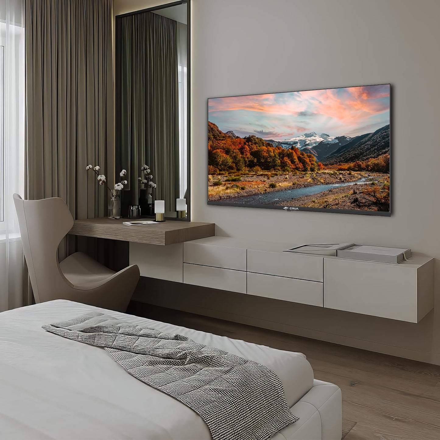 VIDAA Smart TV, 127 cm (50 Inch) TV, 1920 x 1080P Full HD TV, LED TV with HDMI/USB/AV IN/Triple Tuner DVB-T2/T/C/S2/Compact and Smart for Your Home, Black [Energy Class E]