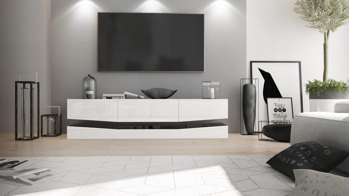 Vladon City, TV Board, Black