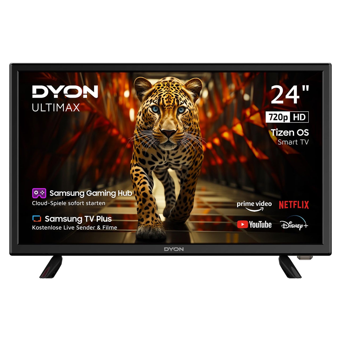 DYON ULTIMAX 43F-TI - 43 Inch (108 cm) Full HD Smart TV with Samsung Tizen OS, Triple Tuner (DVB-C/-S2/-T2), Samsung Smart & Gaming Hub, Prime Video, Netflix, Disney+ [2025]