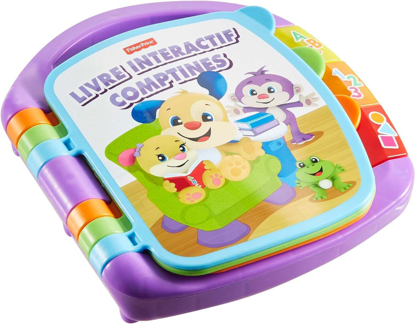 Fisher-Price Learning Fun, Songbook, Baby Music Book, Music Toy for Babies, Electronic Children's Book, from 6 Months, German Version, CDH40