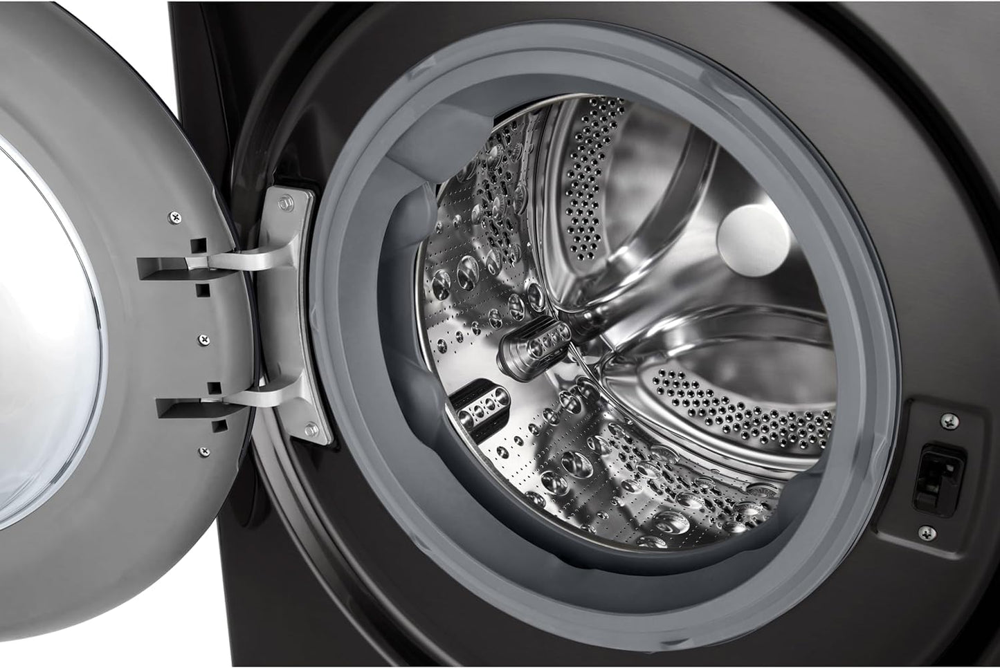 LG Electronics V7WD96H1A Washer Dryer with AI DD, 9 kg Wash, 6 kg Drying, 1400 rpm, Steam, TurboWash 360°, Feel-Good Drum, Wi-Fi Function, White