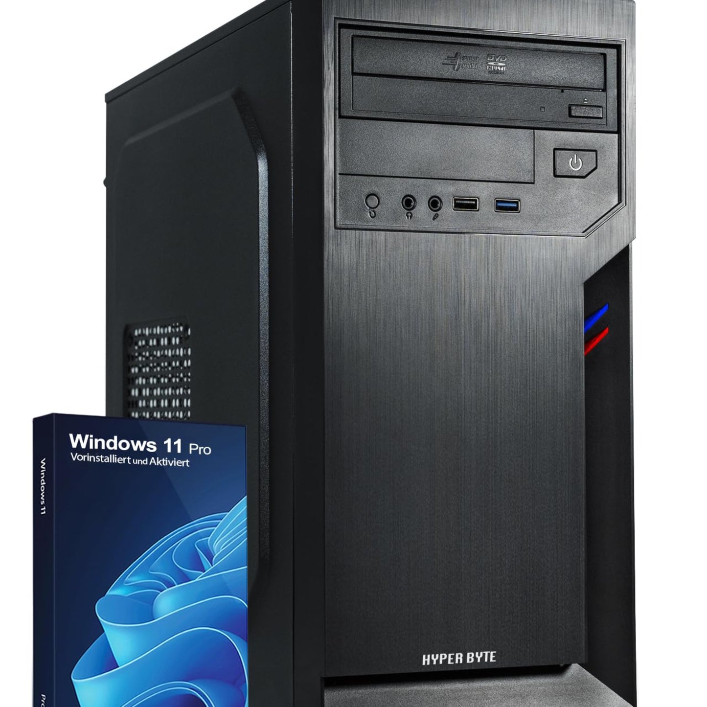 Office PC - Computer with AMD Ryzen 3 4.0GHz | 32GB RAM DDR4 | 1TB SSD Hard Drive | Win 11 Pro | WiFi | DVD+RW | USB 3.0 | High End Office Tower PC