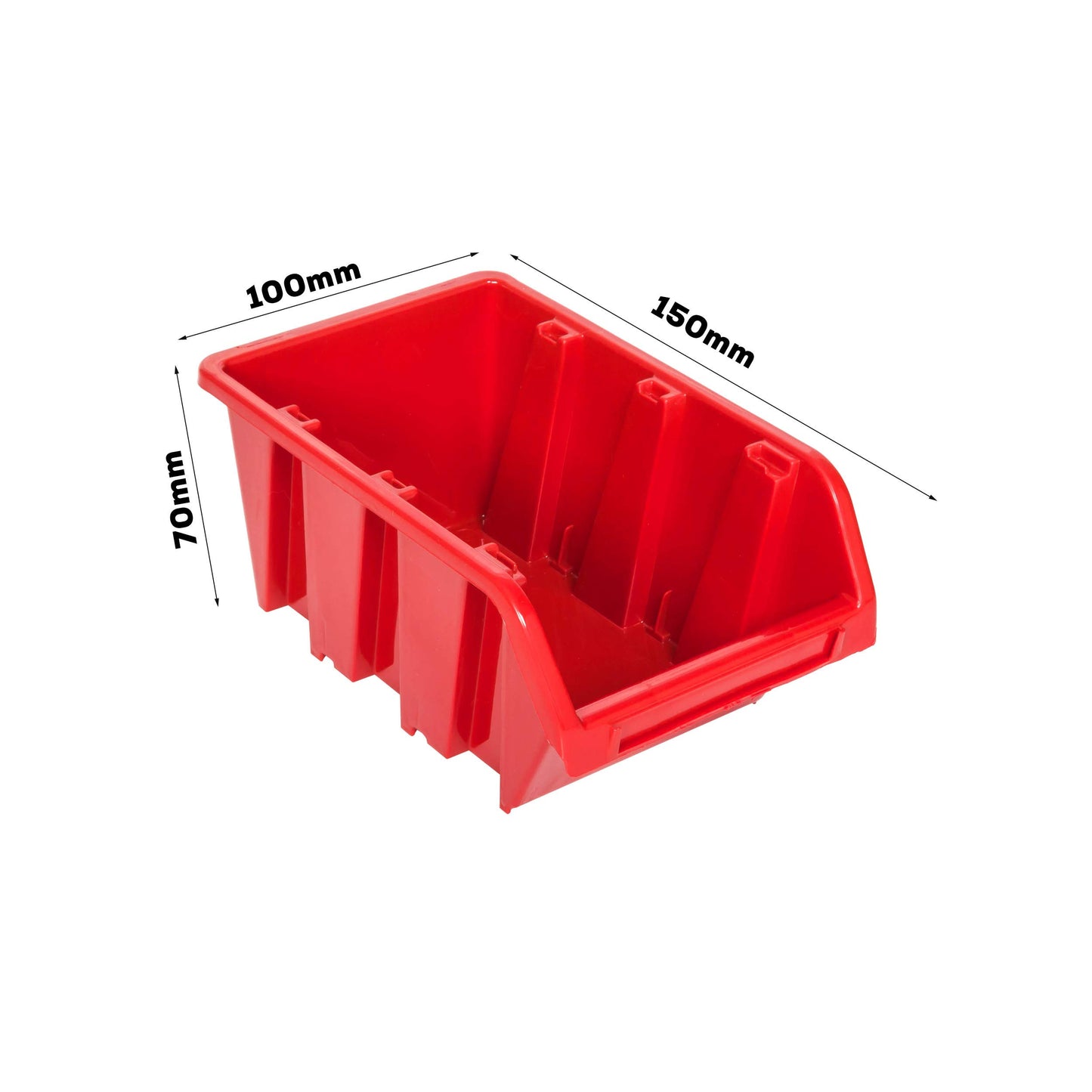 Storage System Wall Shelf 1152 x 390 mm | Pack of 55 | Stacking Boxes Storage Boxes | Extra Strong Wall Plates | Shelf Expandable | Workshop Shelf Storage Shelf Workshop Wall Shelf Boltless Shelf