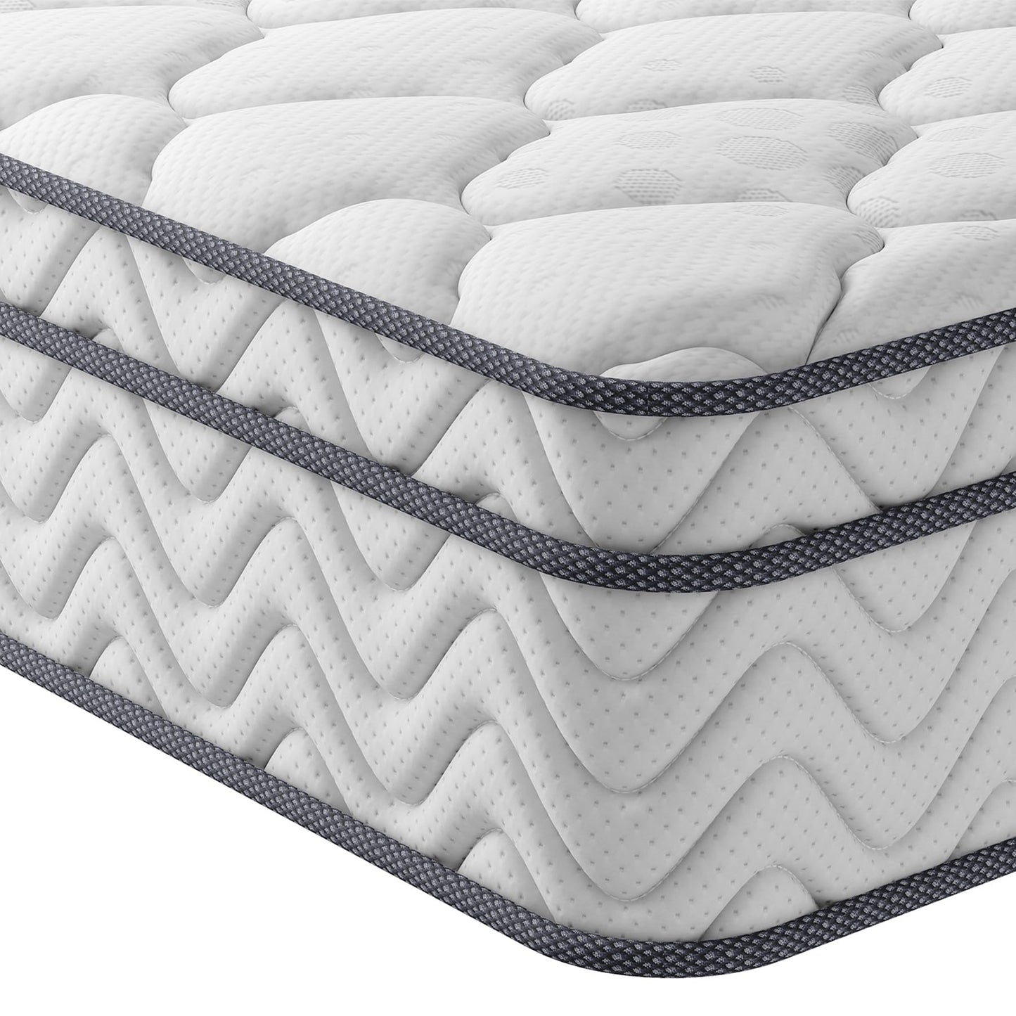 Vesgantti Matratze 180x200 höhe 22cm H3 7-Zonen Taschenfederkernmatratze Mittelfeste Orthopädischem Kaltschaummatratze Öko-Tex Zertifiziert Matratzen Klassik BoxTop