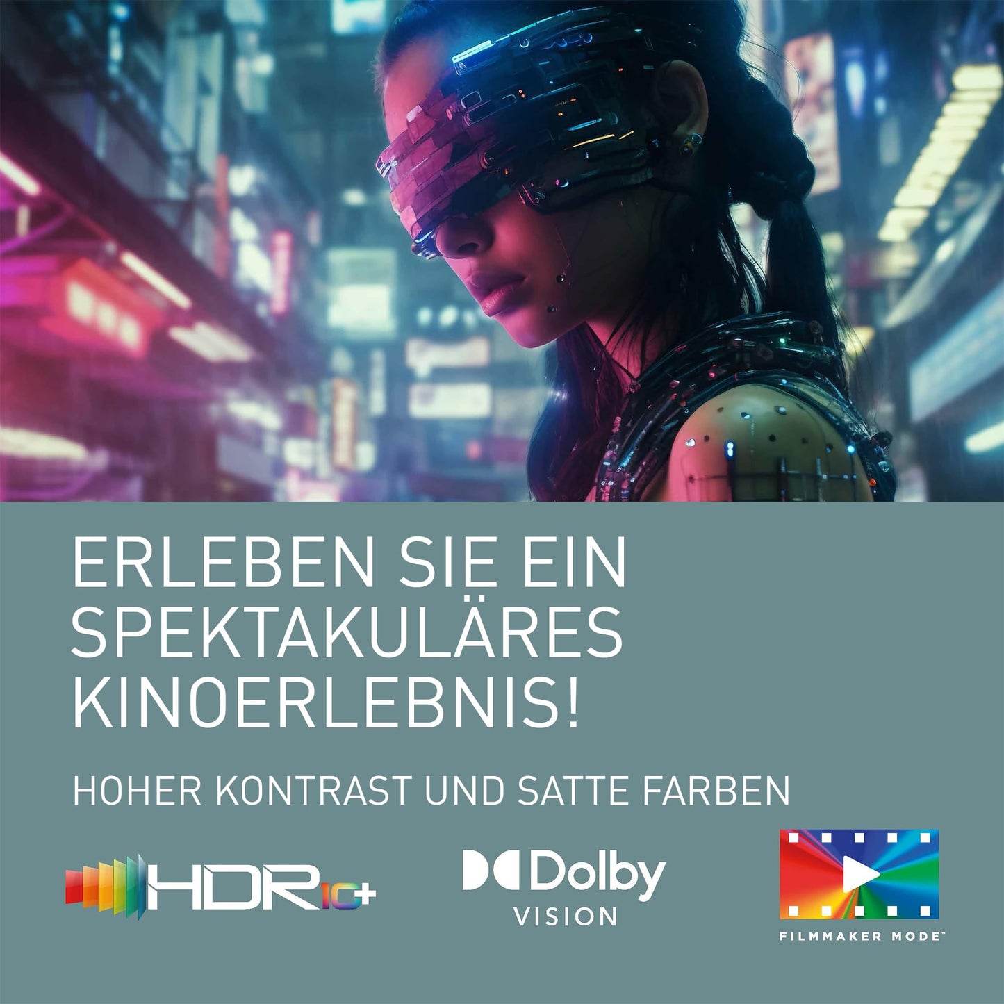 Panasonic Premium TV-50W80AEZ, W80 Series 50 Inches, 4K Ultra HD QLED Smart TV, 2024, Fire TV, Dolby Vision & Atmos, Game Mode Plus, Alexa Voice Control, Airplay, Black