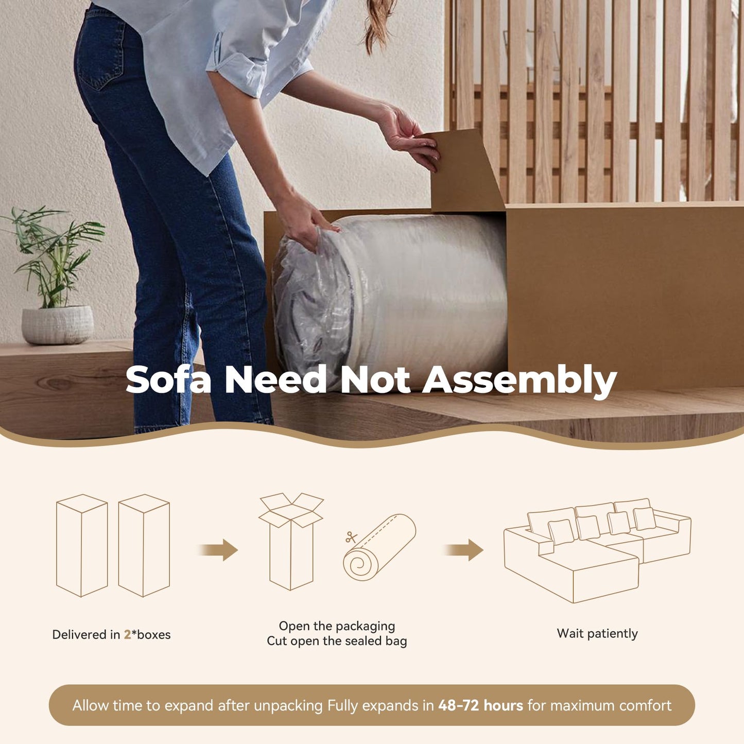 Hawthyhome Modular Cloud Sofa