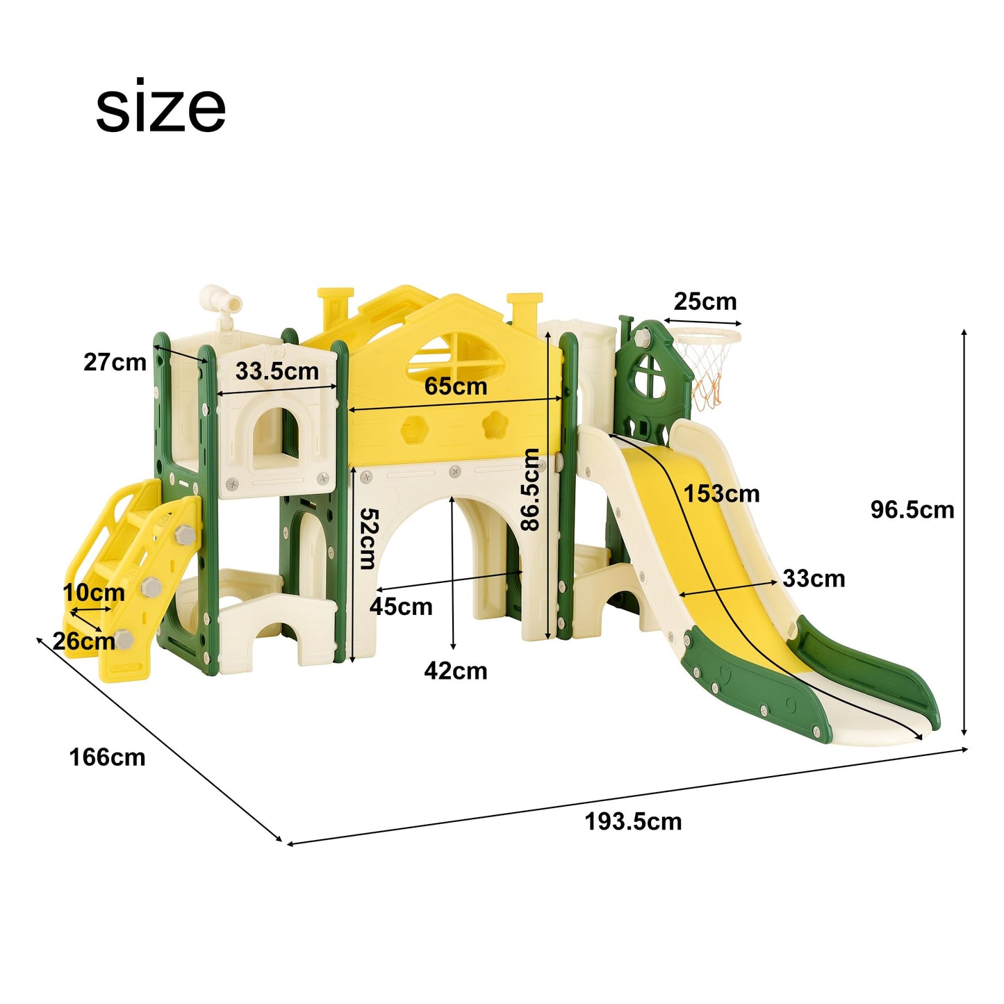 Kinderrutsche, Babyschaukel, 4 in 1, mit Schaukeln, Treppen, Gleiten, Basketballgestellen, Spielplatz für drinnen und draußen, multifunktionale Rutsche (Rosa, Kaninchen)