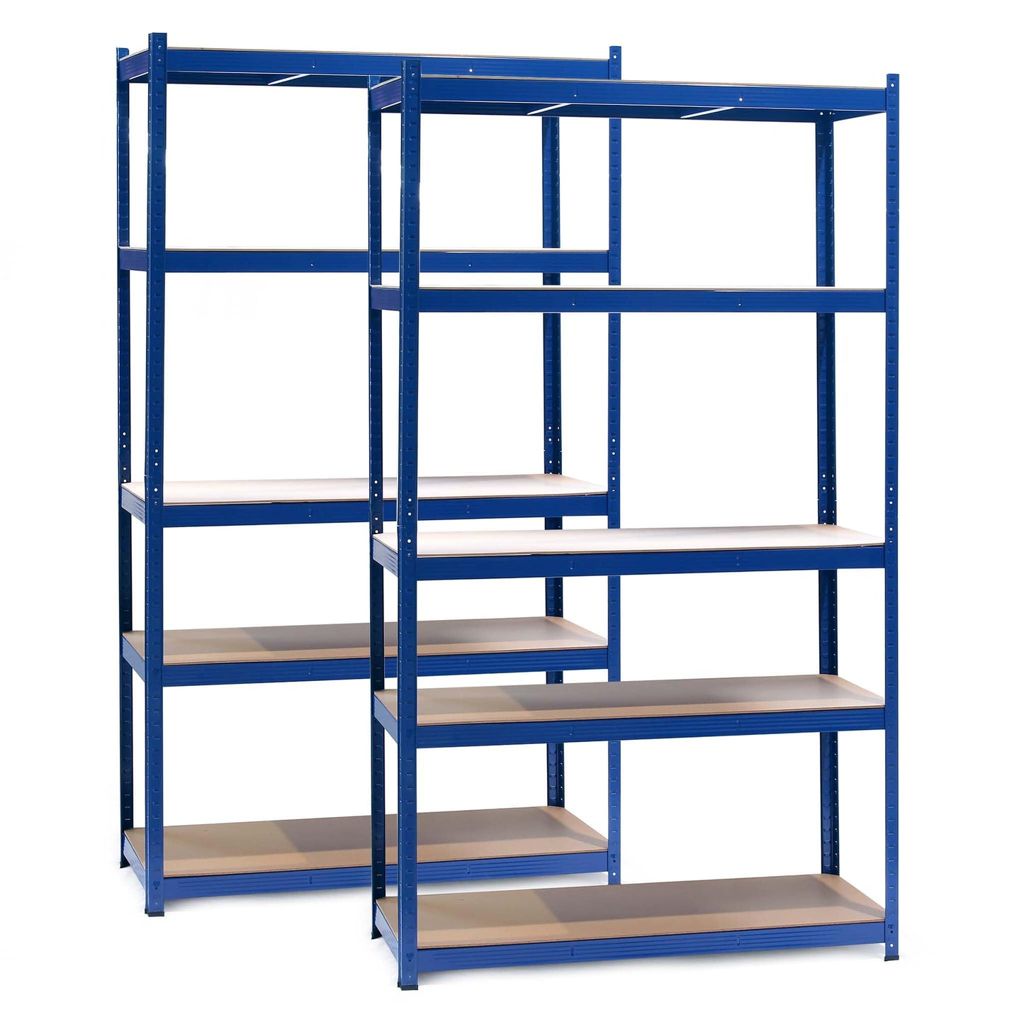 Wiltec Heavy Duty Shelving Unit 160 x 60 x 180 cm, 175 kg Shelf, Galvanised Steel, Load Shelving Unit with 4 Shelves, Workshop Shelving