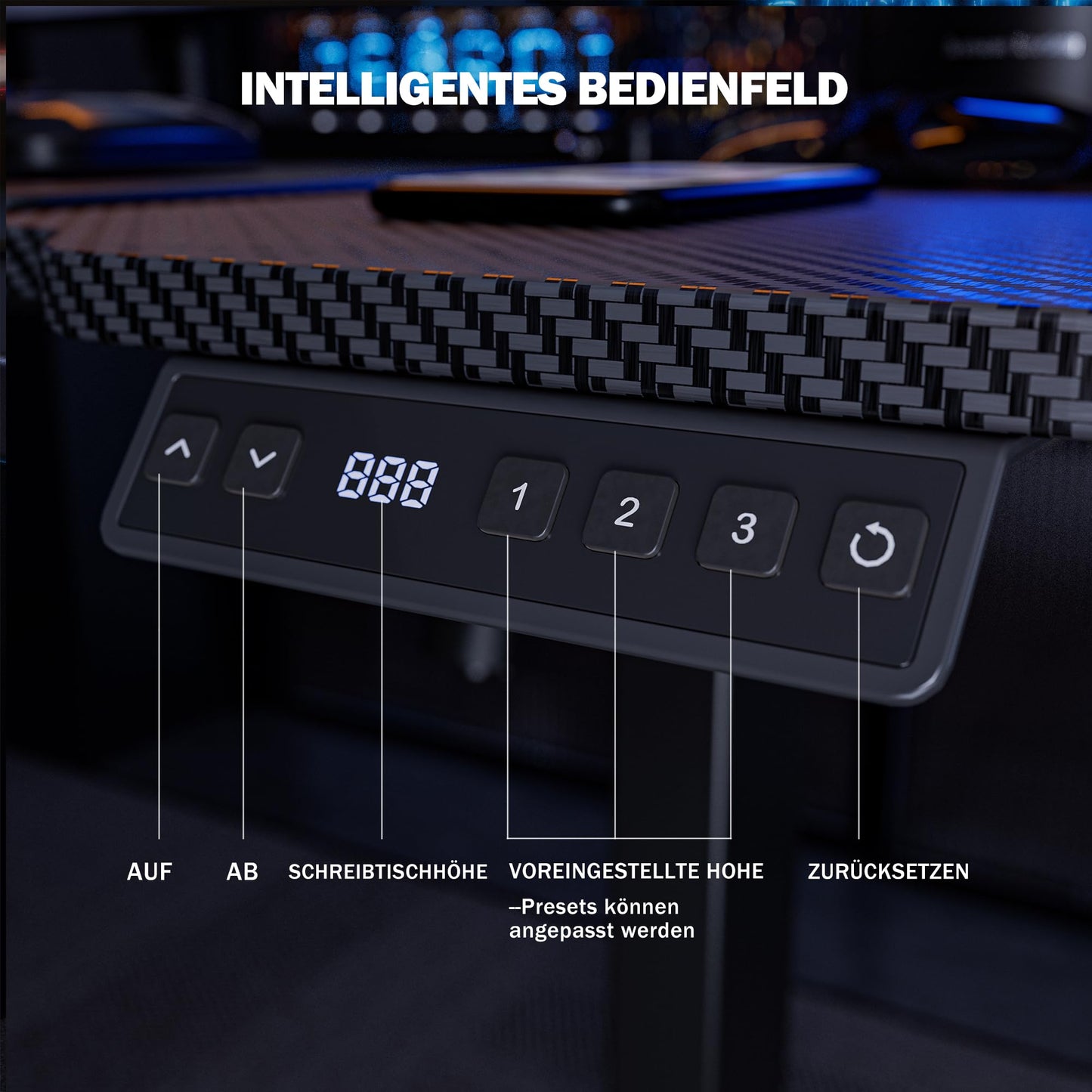 Acrolix Height-Adjustable Desk L Shape, 150 x 100 cm, Electric Corner Desk, Height Adjustable 72-118 cm, with Drink Holders and Hooks, Sturdy Scaffolding Corner Desk, Brown