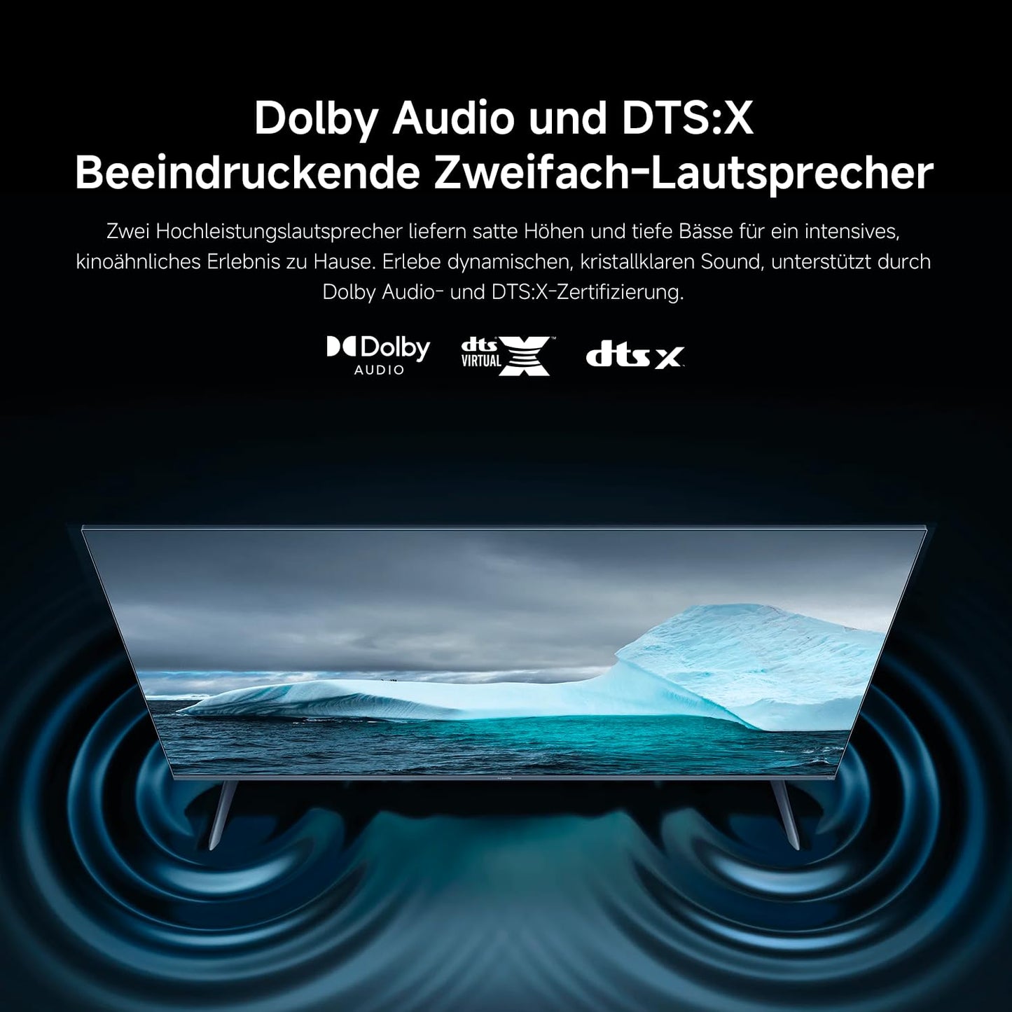 Xiaomi F Pro 32" QLED Smart TV, Fire TV, Triple Tuner DVB-C/S/S2/T/T2, Dolby Audio, DTS Virtual:X, DTS-HD, Voice Control with Alexa, Compatible with Apple AirPlay