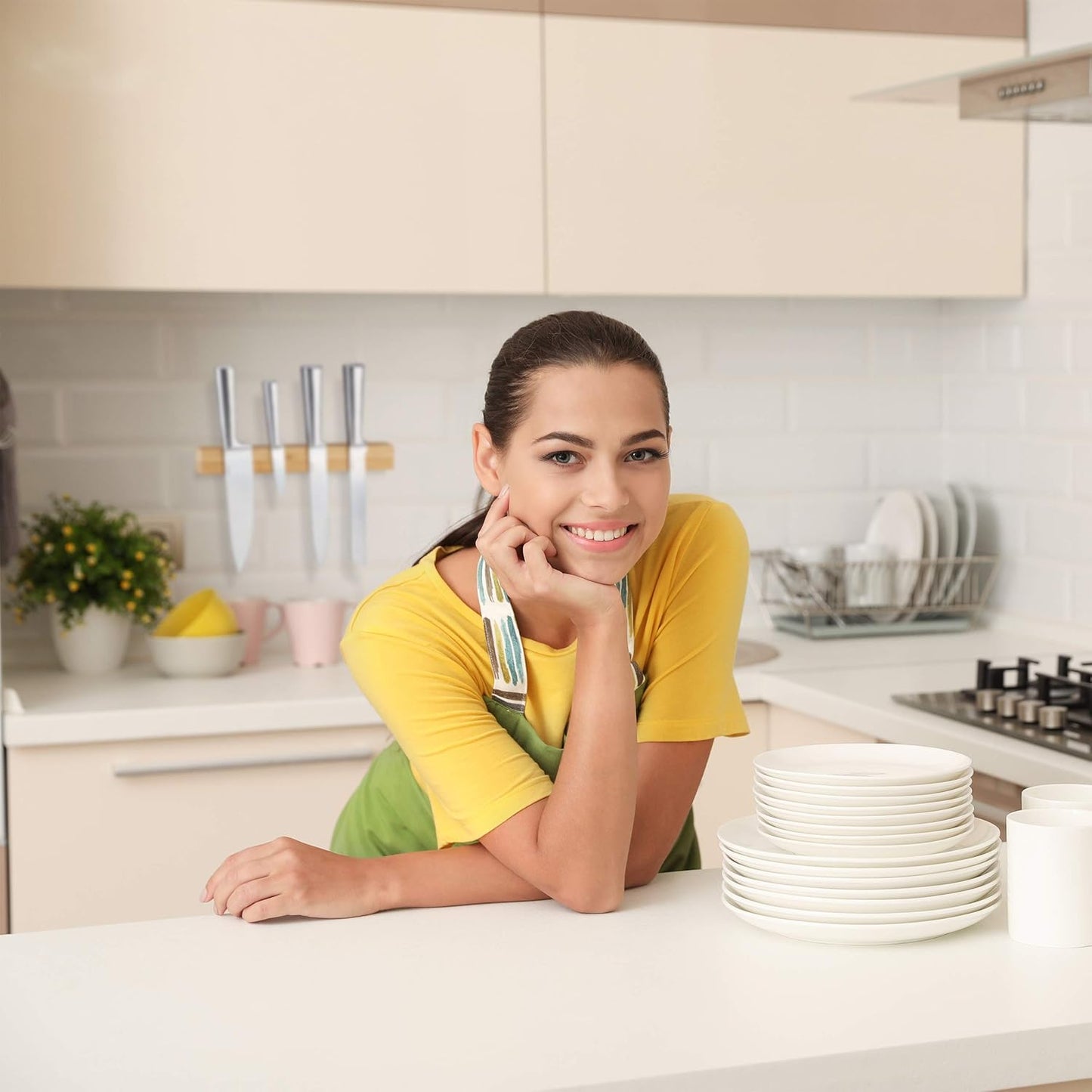 Relaxdays Bamboo Rack Size 53 x 14 x 12 cm, 5 Levels, Modern Bottle Storage Wine Holder for Horizontal Hold, Stackable, Natural Brown, Wood 12 x 14 x 53 cm