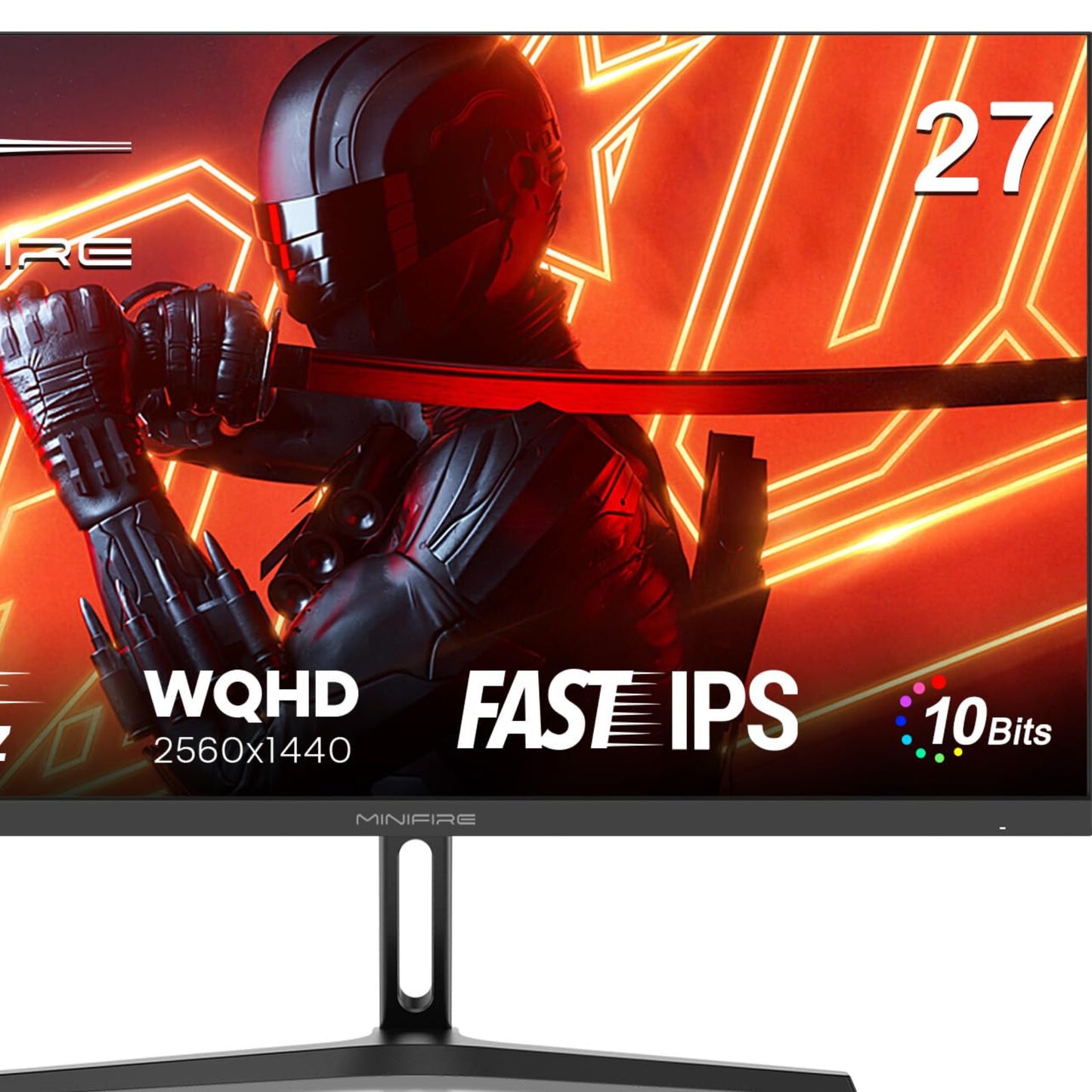 Minifire Curved Monitor 27 Inch 100Hz, PC Screen with Speaker -1500R FHD (1920 x 1080p) VA Panel, MPRT 1ms, sRGB110%, Less Blue Light, HDMI 1.4, Type-C 2.5W, Supports VESA - Black