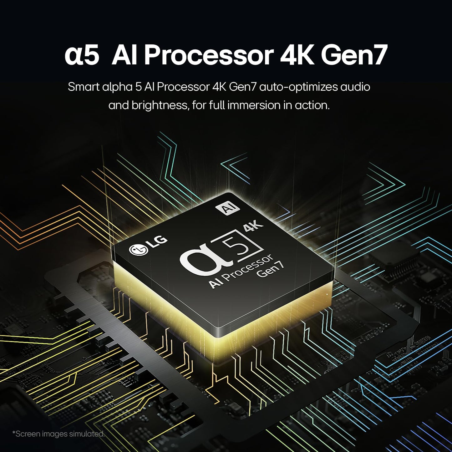 LG 65NANO81T6A TV 65 Inch (165 cm) NanoCell TV (α5 Gen7 4K AI Processor, webOS 24, HDR10, up to 60Hz) [Model Year 2024]