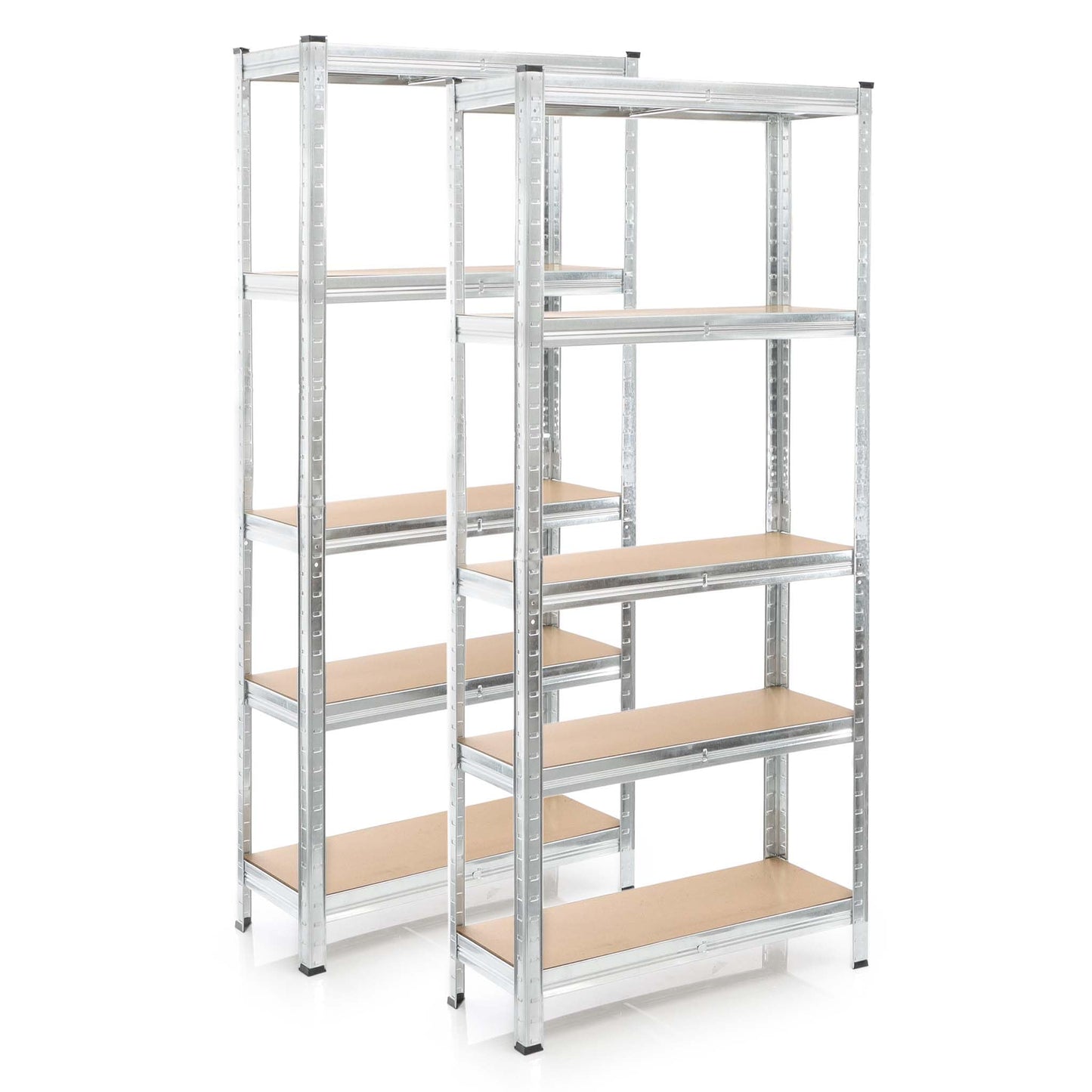 Wiltec Heavy Duty Shelving Unit 160 x 60 x 180 cm, 175 kg Shelf, Galvanised Steel, Load Shelving Unit with 4 Shelves, Workshop Shelving