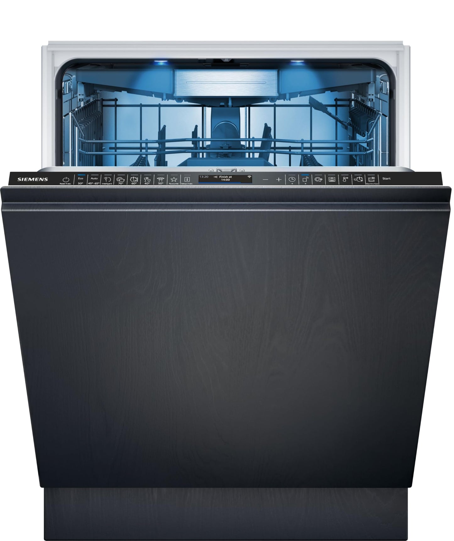 Siemens SN63EX06VE, iQ300 Smart Dishwasher, Fully Integrated Dishwasher, 60 cm, Cutlery Drawer, Extra Quiet, VarioSpeed, Automatic Door Opening, Triple rackMatic, infoLight, intesiveZone