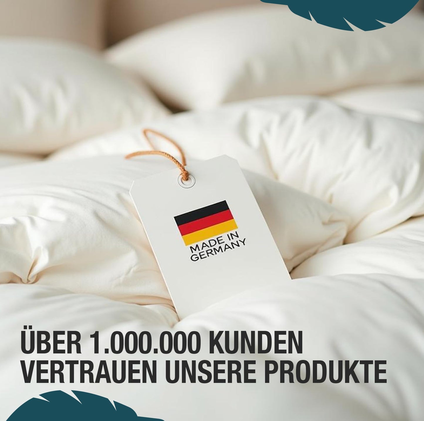 Duvet 135 x 200 cm - Feather Duvet Winter Duvet with Down & Feathers - Extra Warm & Fluffy - Winter Duvet Washable & Breathable - Down Duvet Oeko-Tex Certified