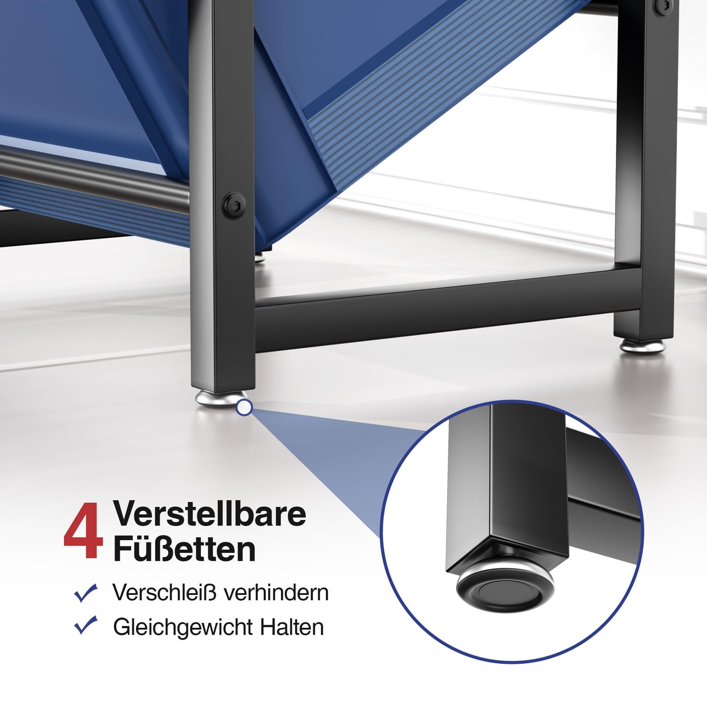 Getränkekistenregal für 3 Getränkekisten - Schwarz Metall Getränkeregal, Stabil & Platzsparend Kistenregal mit 3 Ebenen für Bier, Obst, Gemüse, Wasser - Für Wohnzimmer, Küche & Keller