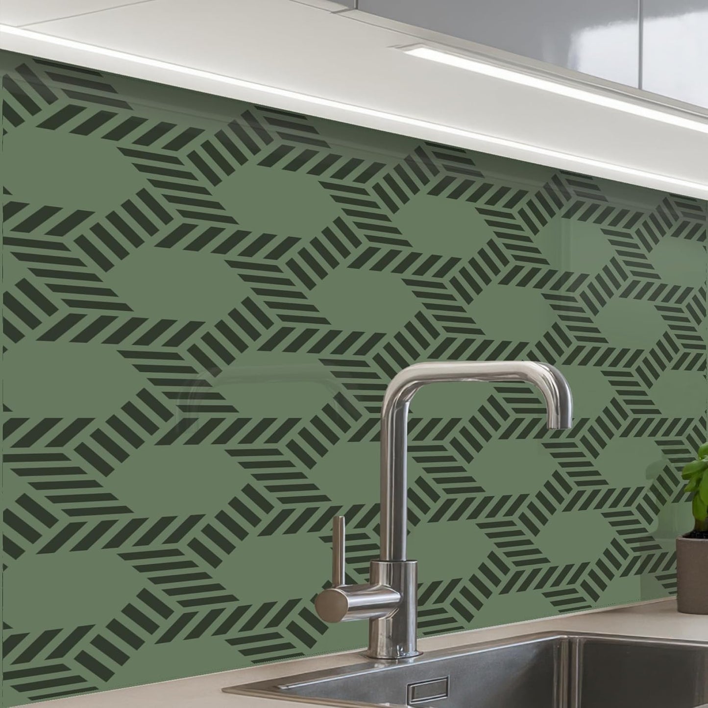 Splash Guard Kitchen Back Wall 60 x 80 cm Kitchen Washable Self-Adhesive Kitchen Wall Kitchen Front Kitchen Back Wall Protection Lavender - Purple - Flowers - Natural