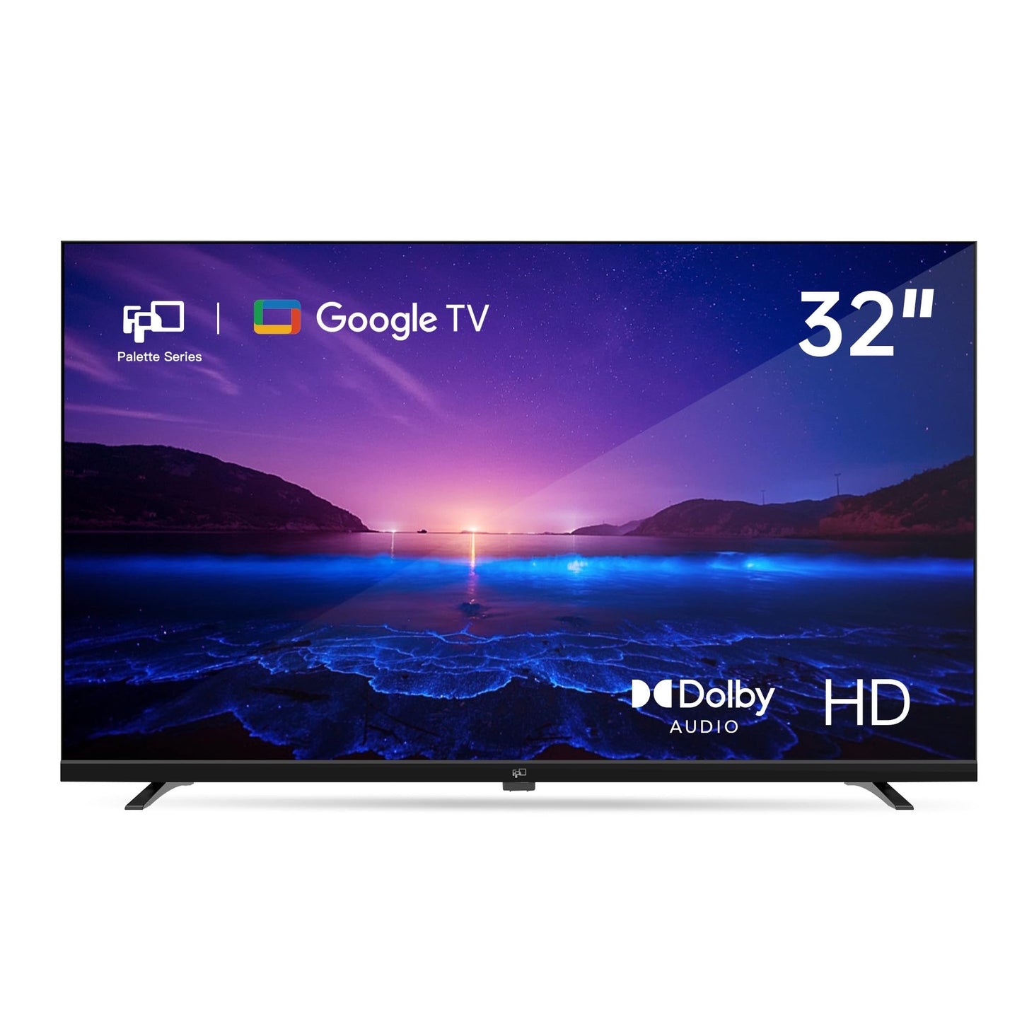 FPD 43 Inch Smart TV 4K UHD LED Flat Screen with Google TV - Google Cast, Bluetooth, HDMI, Live Stream, HDR 10, Dolby Vision, Ultra Thin - Canvas Series, CG43-C1, 2025