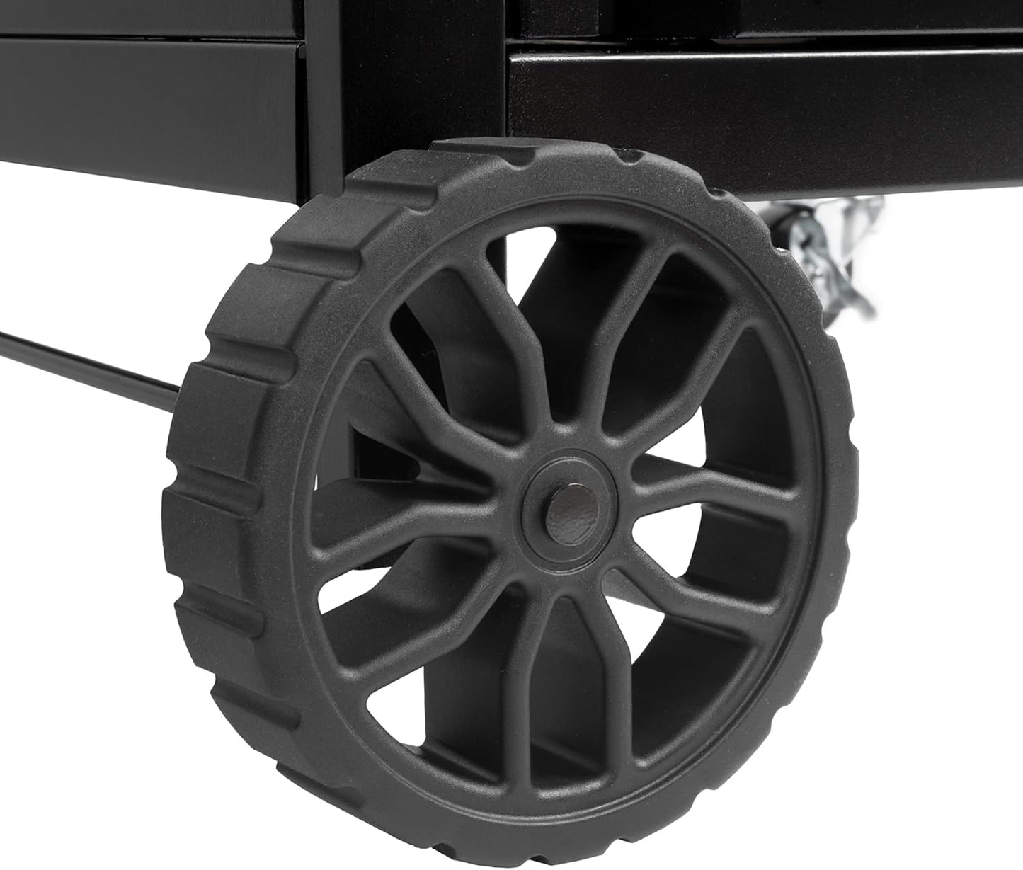 BBQ-Toro Barbecue Trolley, 100 x 73 x 91 cm, Black, Grill Table with Large Work Surface, Grill Side Table with Wheels, Outdoor Grill Trolley, Barbecue Table, Outdoor, Serving Trolley with Storage