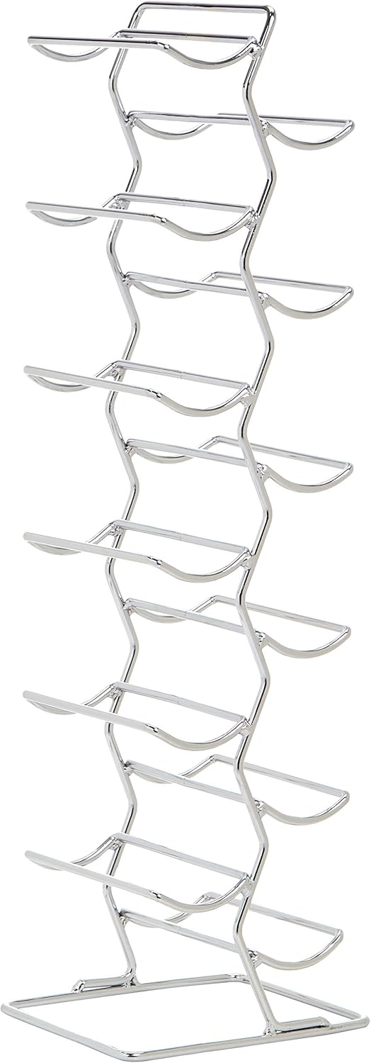 Amazon Basics Modern Style 12 Bottle Wine Rack 74cm Chrome