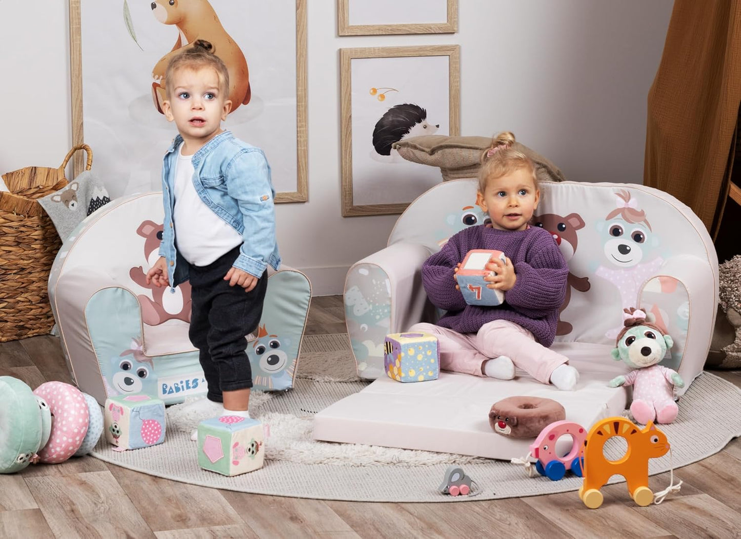 Knorrtoys 75037 Children's Sofa Babies and The Bear
