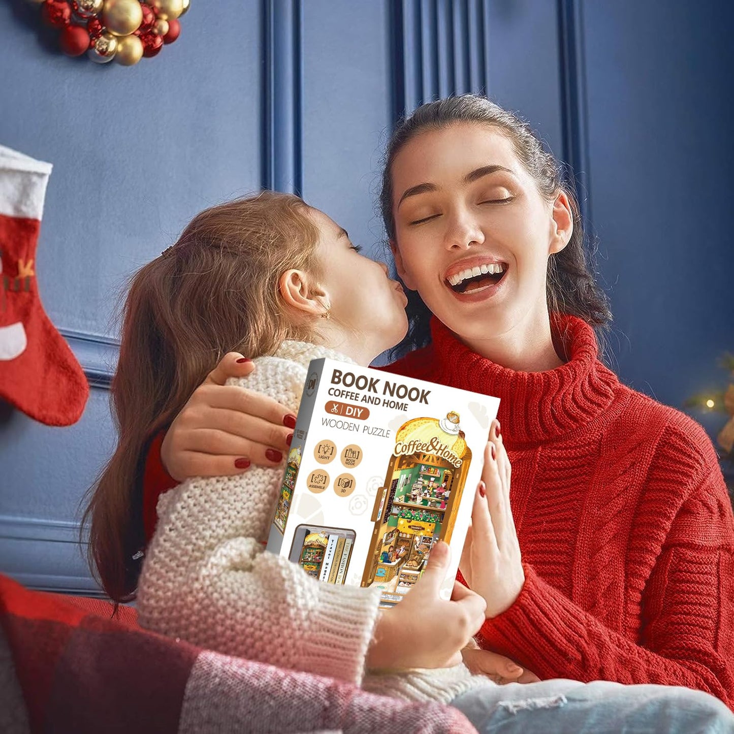 Book Nook Japan, Sakura Straße Booknook Japanischer Kit, 293PCS DIY Miniature House mit Licht, 3D Puzzle für Erwachsene und Heranwachsende, Japanische Deko Holzpuzzle Erwachsene Bücherregaldekoration