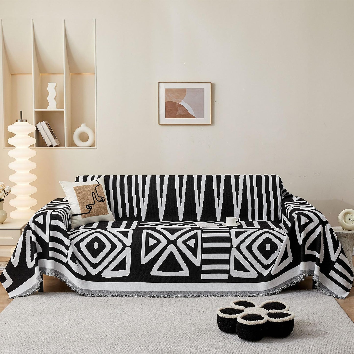 SHANNA Sofa Überwurfdecke 1/2/3/4 Sitzer