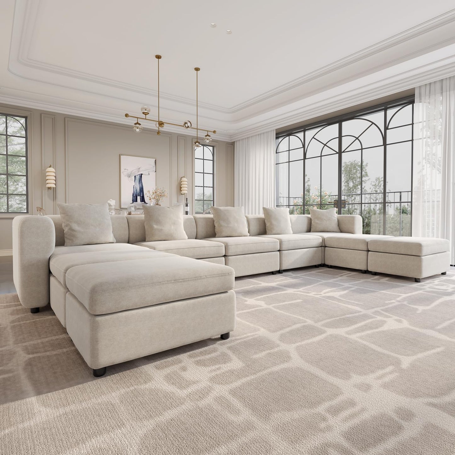 Miuuod 9-Sitzer Sofa