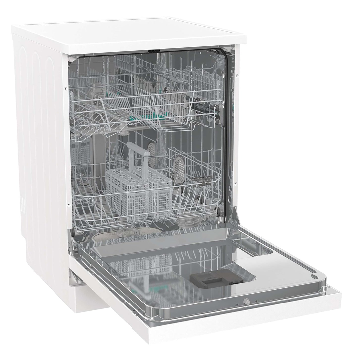 Gorenje GS643C90W Dishwasher/Freestanding/60 Width/16 Place Settings/6 Programmes/TotalDry/Total AquaStop/MultiClack/FlexUse/Intensive Programme/Crystal Glass/Energy Efficiency: C/Dimensions (H x W x