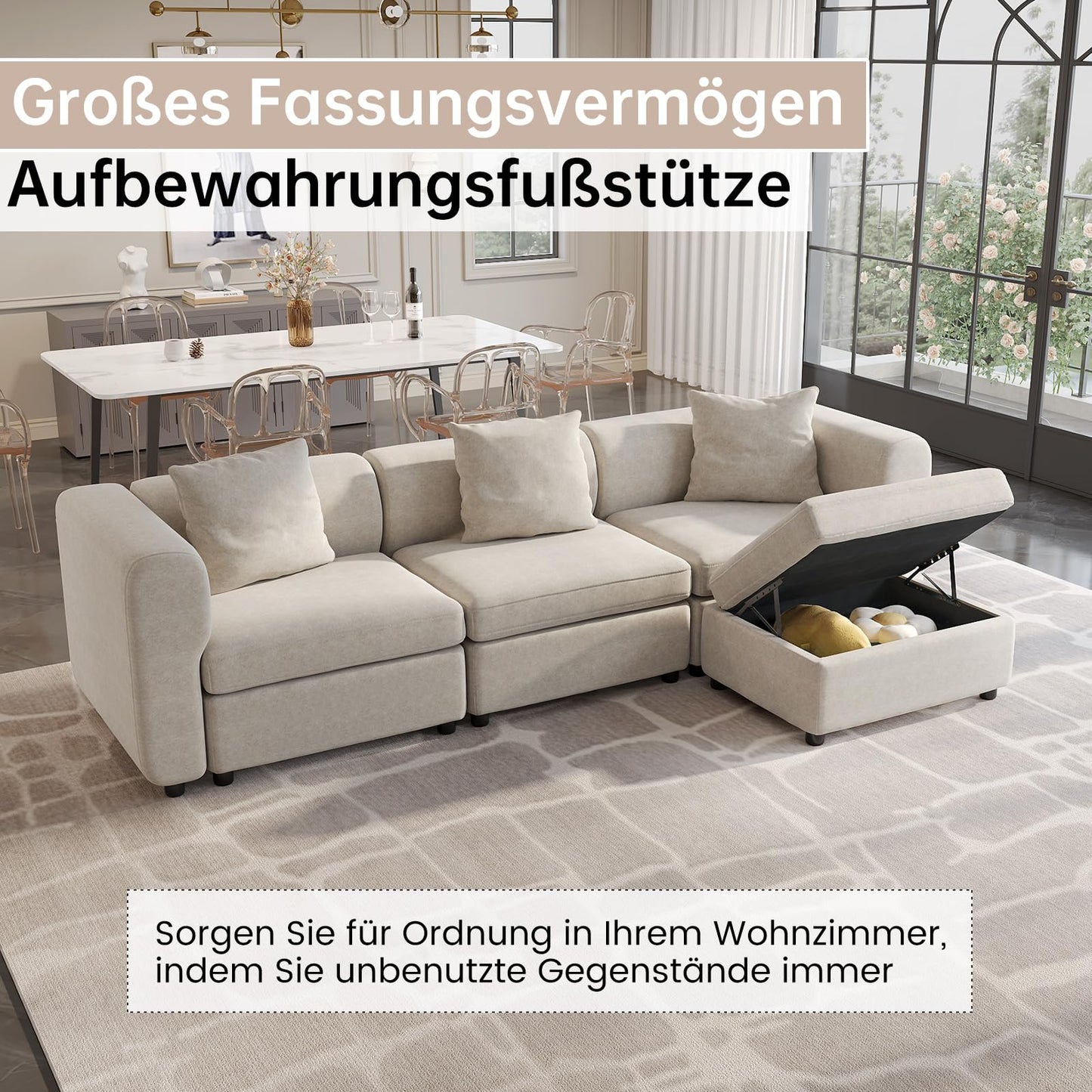Miuuod 9-Sitzer Sofa