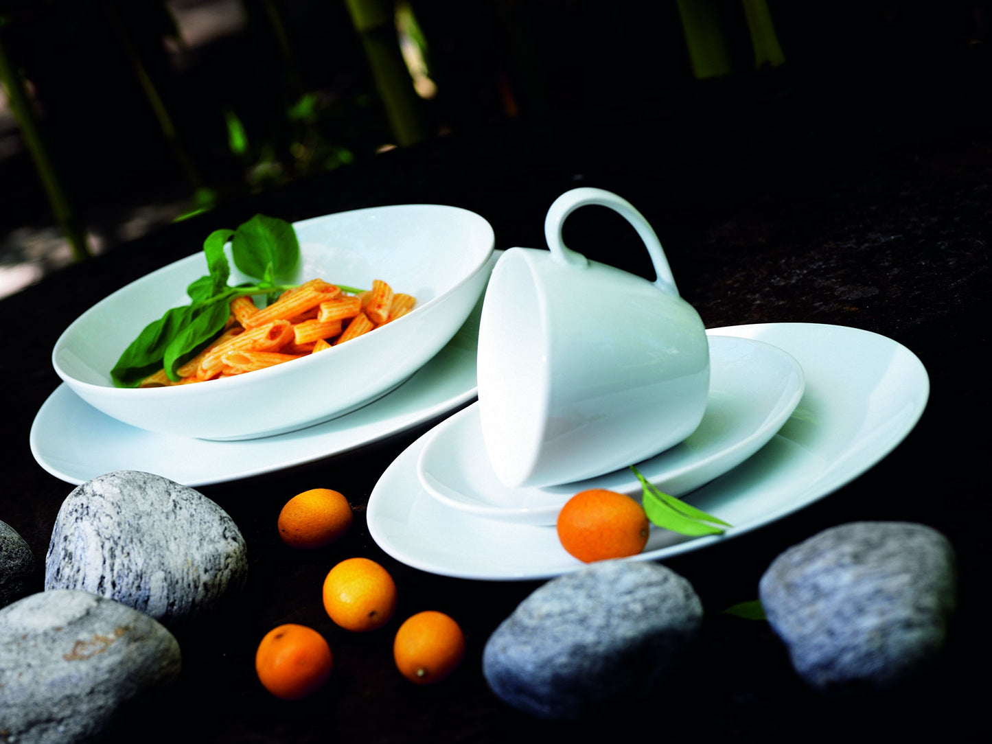 MÄSER 931523 Barca Geschirr-Set für 6 Personen, 30-tlg. Kombiservice, Porzellan, Weiß