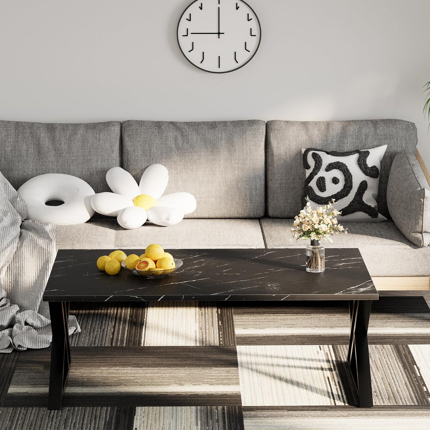 Garden 4 you X Coffee Table, White + Gold