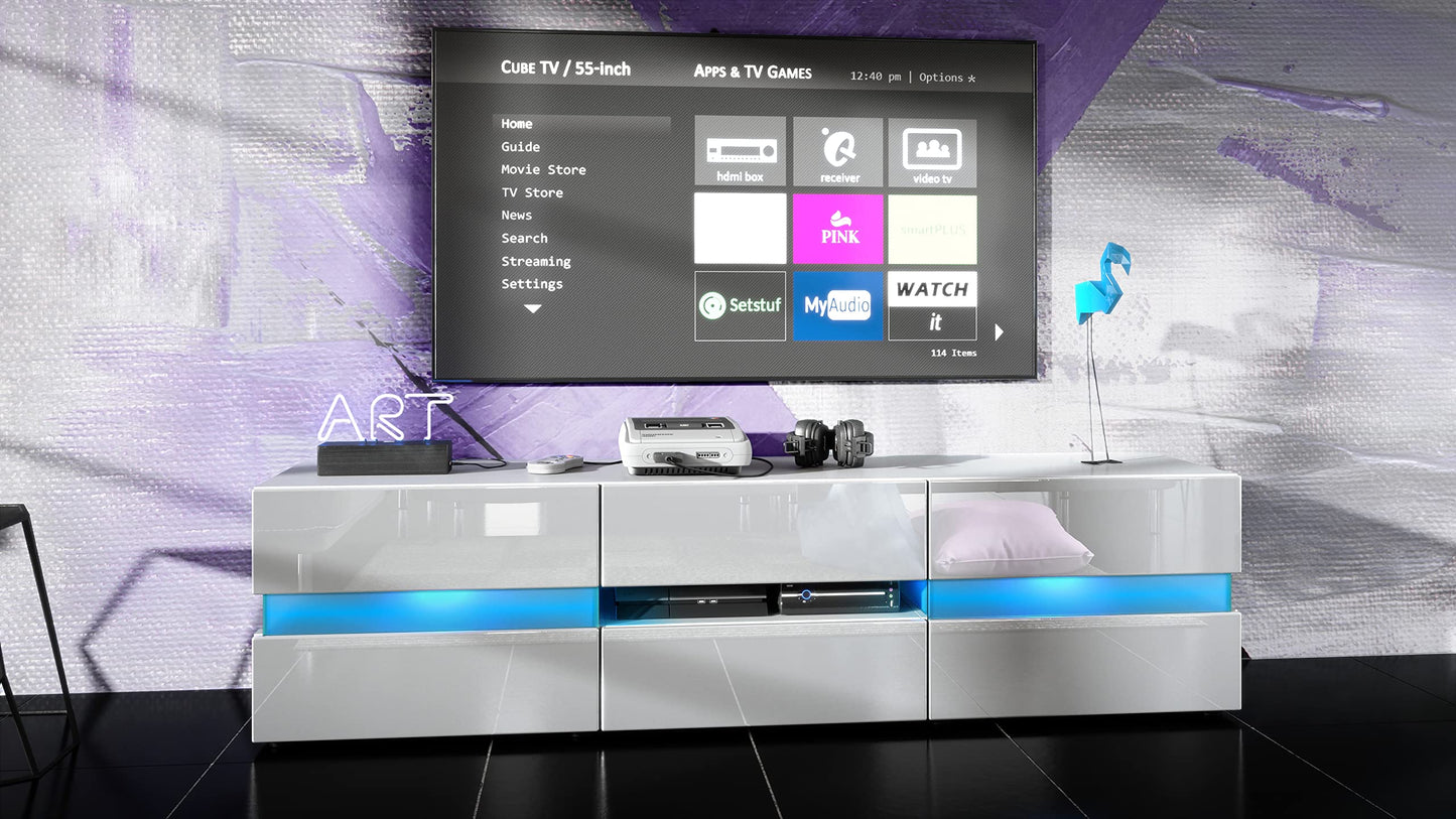 Vladon TV Board Lowboard Flow