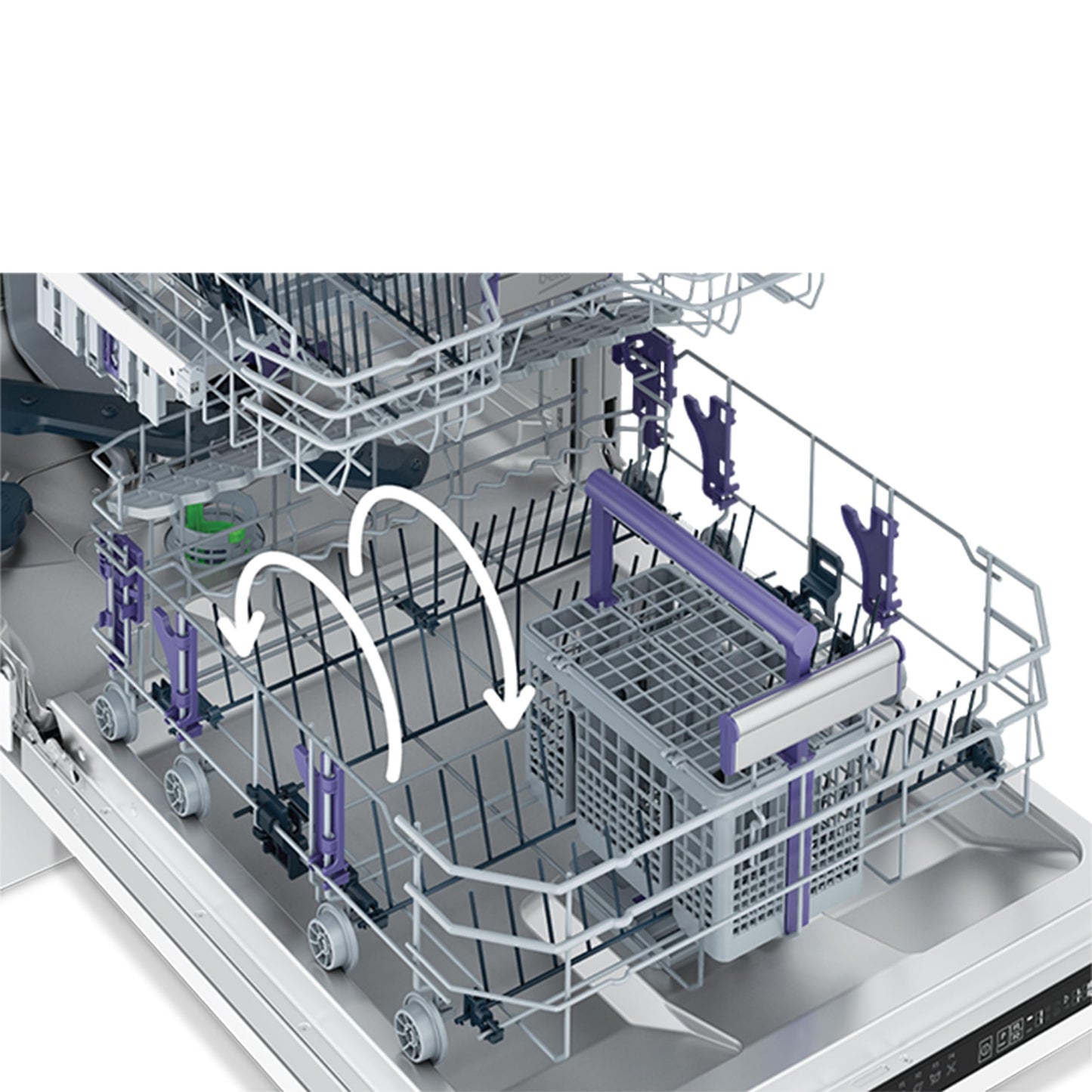 Beko BDFN26430S Dishwasher 60 cm, Freestanding, Undermountable, for 14 Place Settings, 6 Programmes, 4 Additional Functions, 3 Sink Levels, HygieneIntense, SelfDry, Program for Half Load, Silver